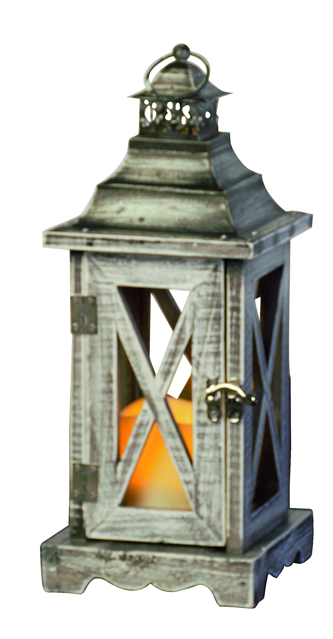 Cole & Bright 6700 Gardman Hartland Lantern, Small, Weathered Gray