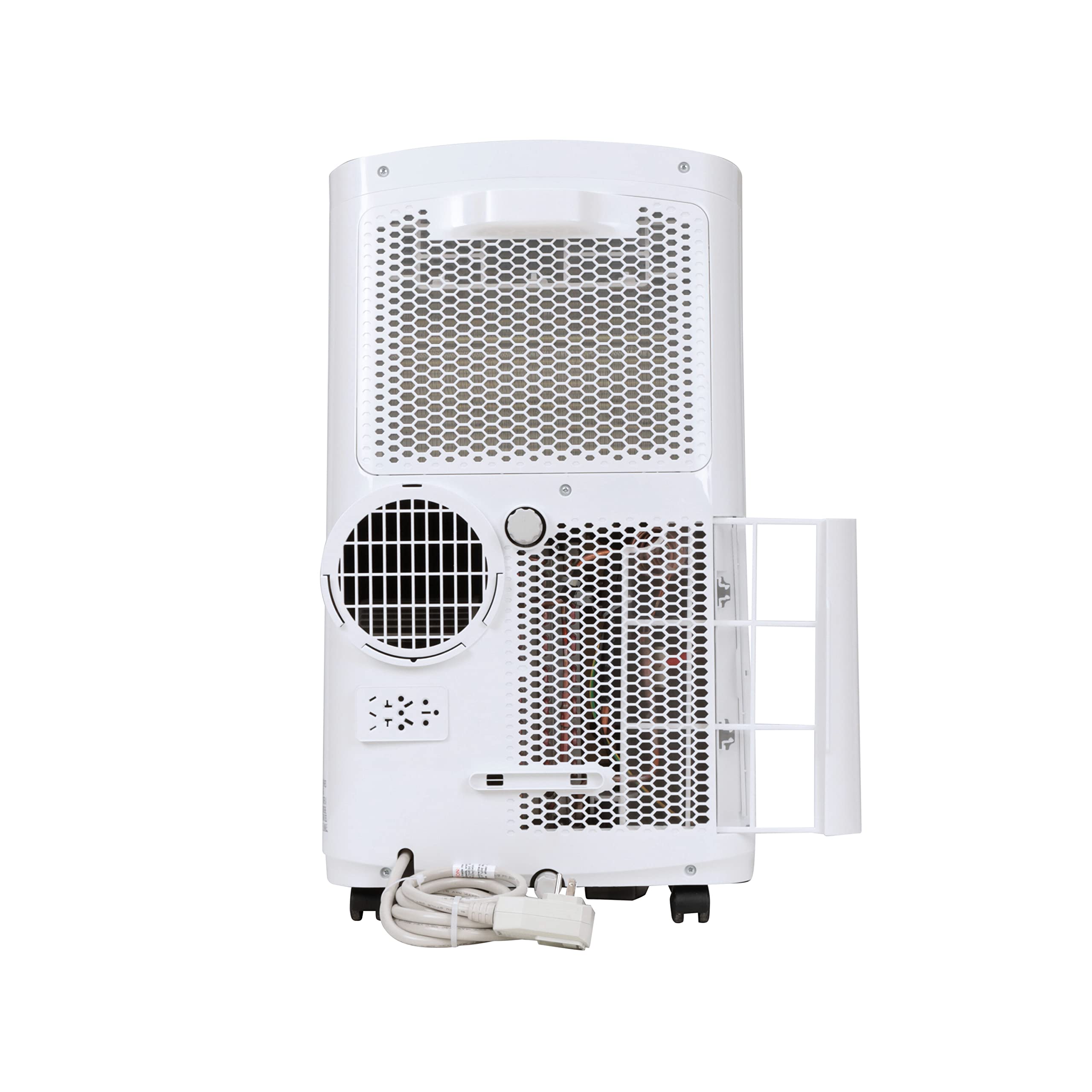 Perfectaire 2Port12000 12,000 Btu/6,500 Sacc Compact Portable Air Conditioner With Full Function Remote For Medium Rooms, White, 115V   Cec