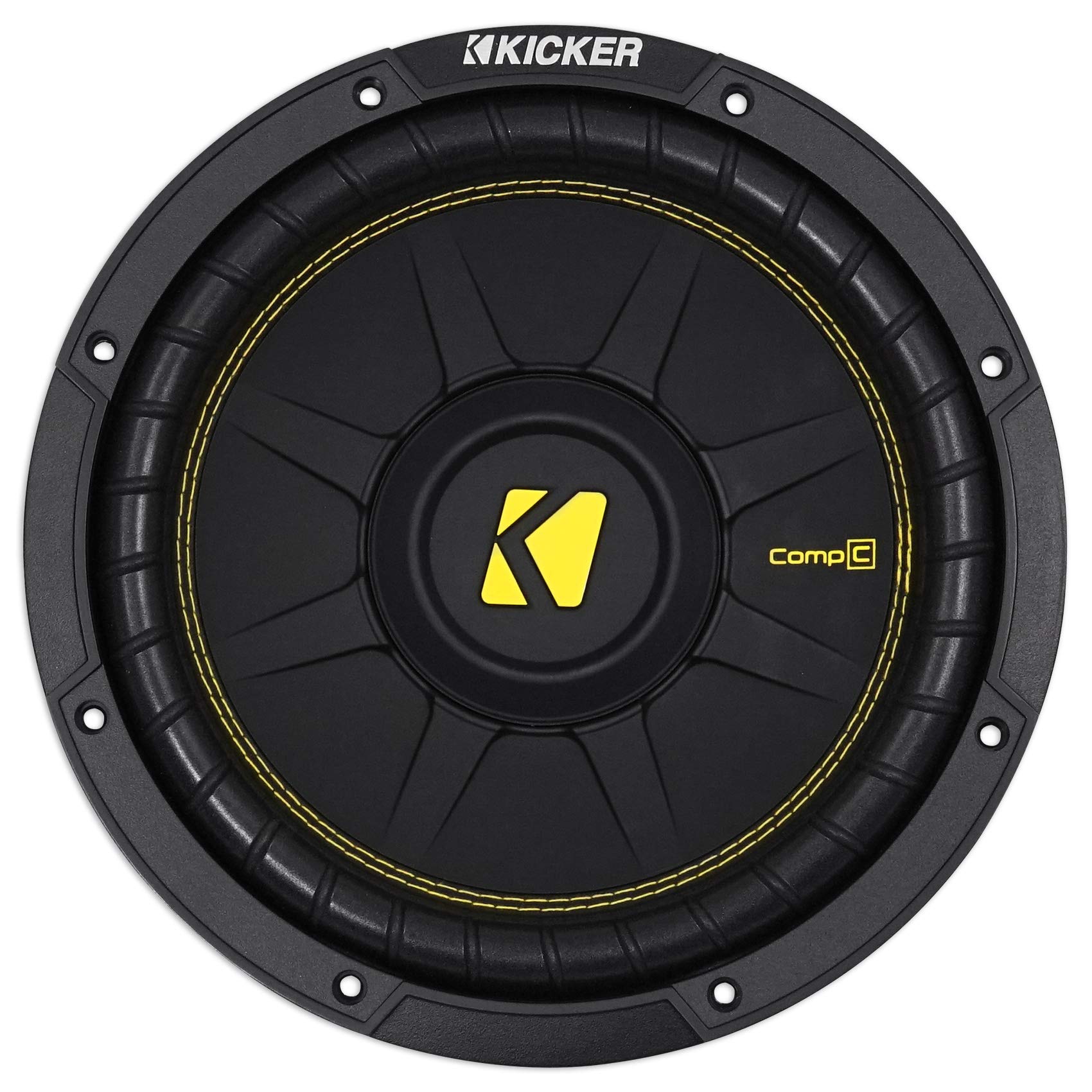 Kicker 44Cwcd104 Compc 10'' 500 Watt Dual 4 Ohm Car Audio Subwoofer Sub Cwcd104