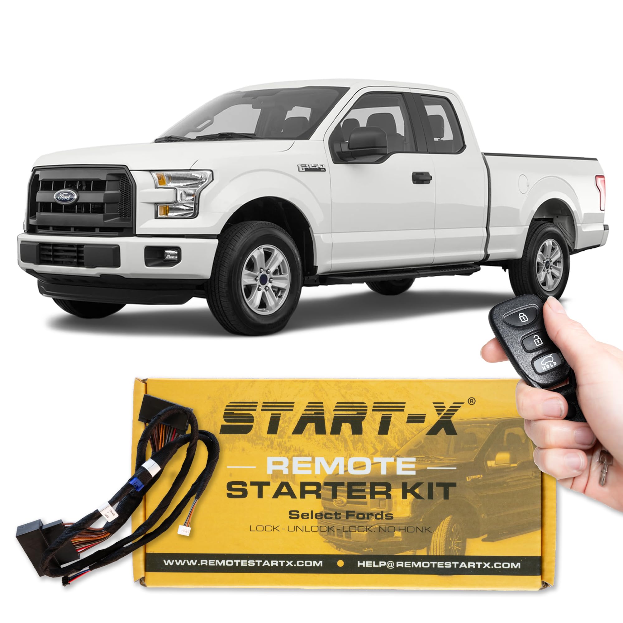 Start X Remote Starter Kit For Ford F 150 15 20, F 250/F 350 17 21, Ranger 19 23, Transit Connect 19 22, Transit 20 23, Bronco S