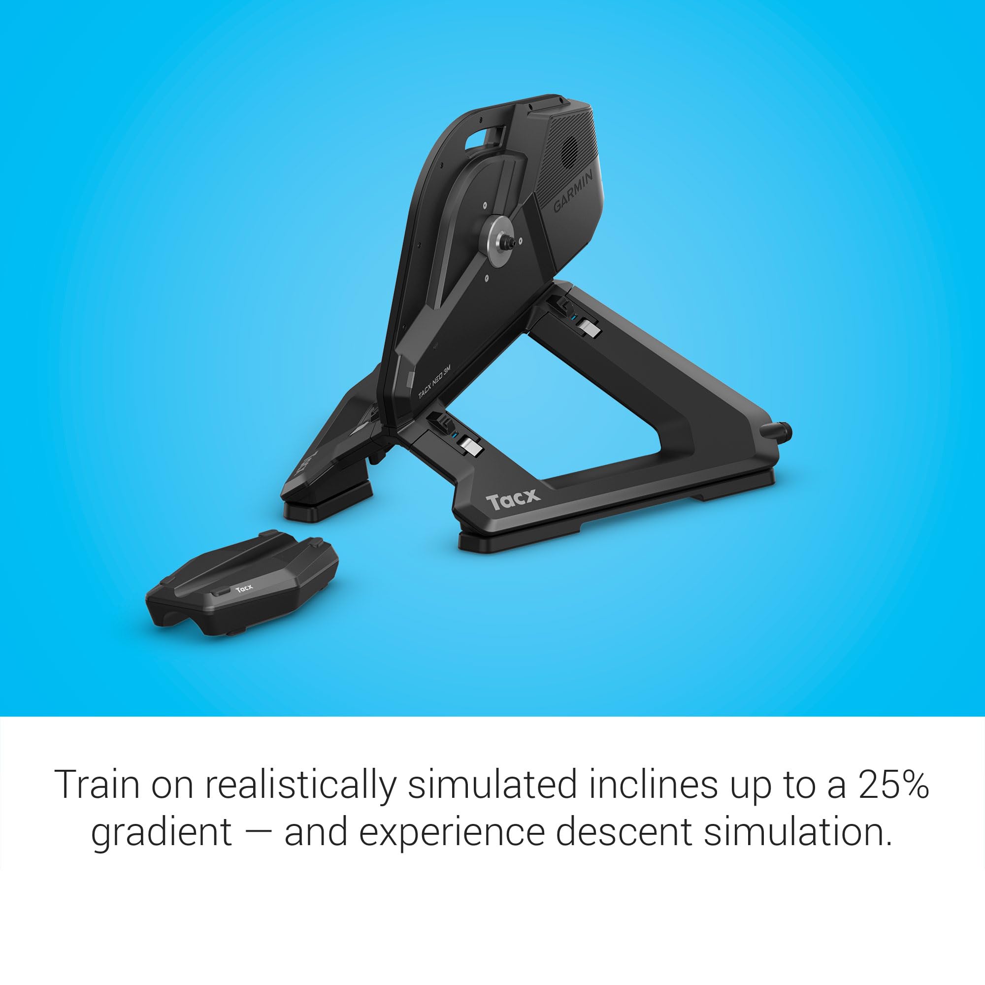 Garmin Tacx Neo 3M Smart Trainer, Multidirectional Movement, Realistic Ride Fee