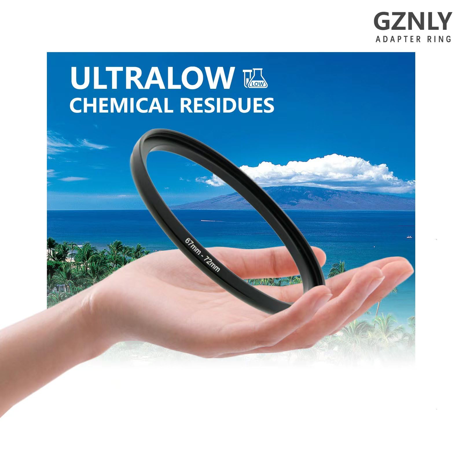 Gznly 55Mm To 58Mm Step Up Adapter Rings Filter Adapter Black Metal Step Down Filter Ring Adapter Compatible With All Brand Uv C