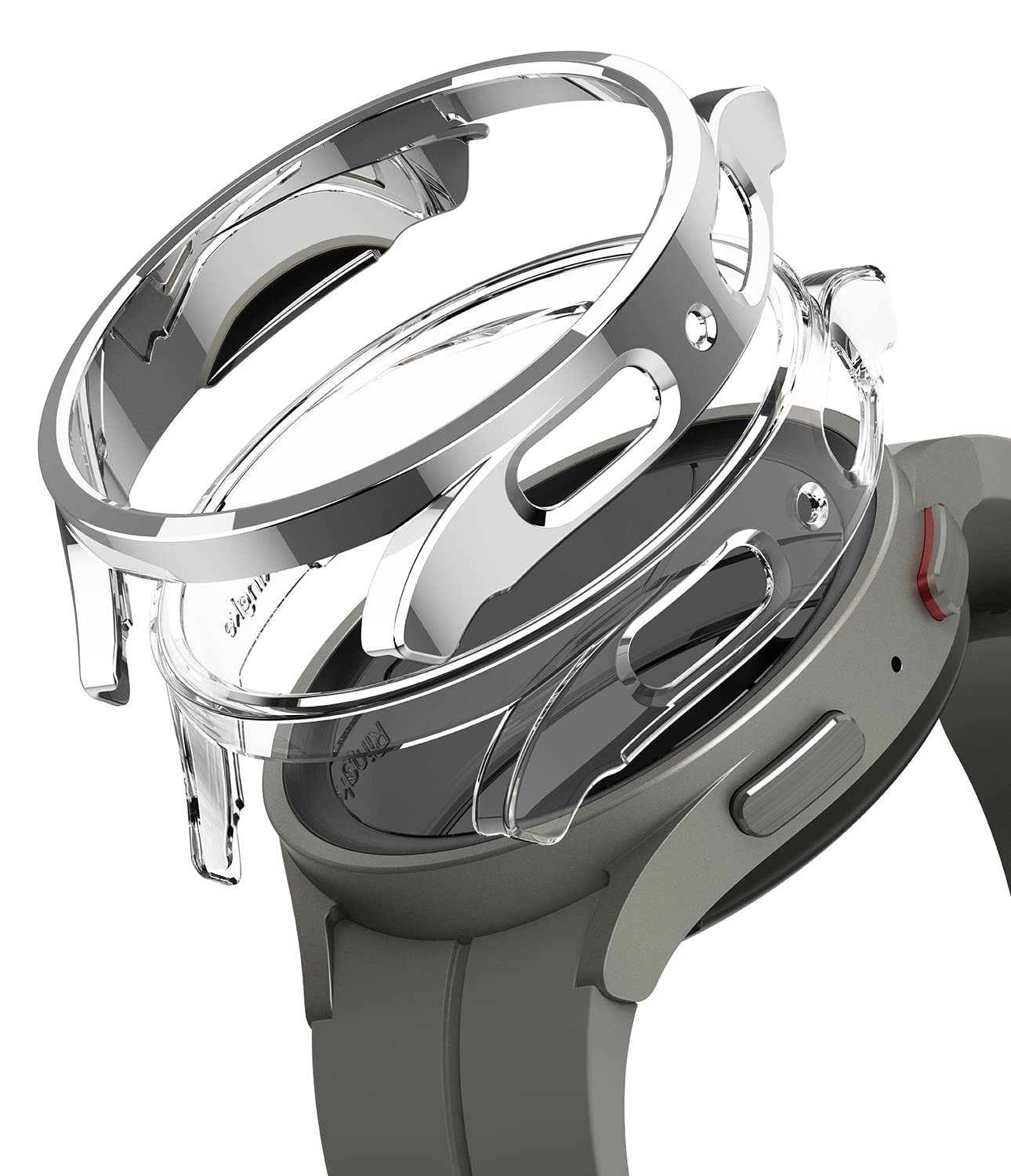 Ringke Slim [Anti Yellowing Material / 2 Pack] Compatible With Samsung Galaxy Watch 5 Pro 45Mm Case For Minimalist Yet Sturdy, S