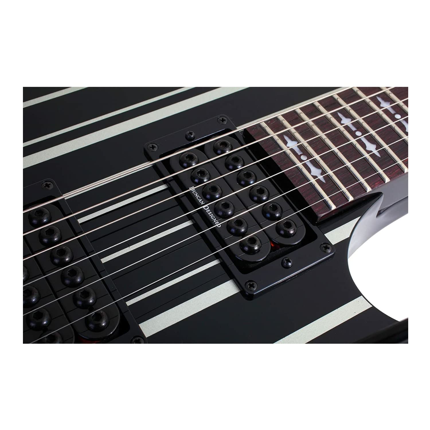 Schecter 6 String Solid Body Electric Guitar, Gloss Black (1739)