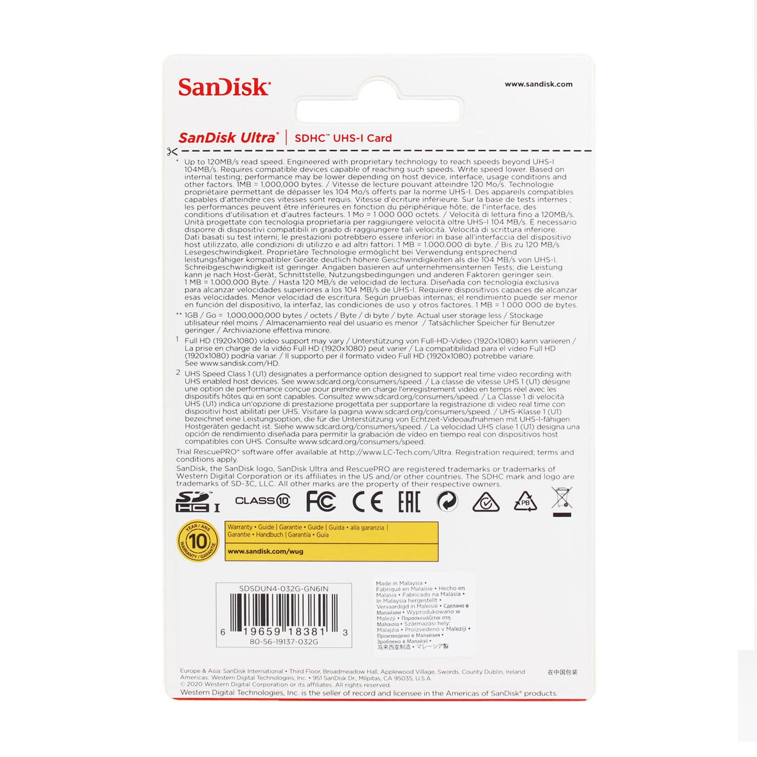 SanDisk Ultra SDHC Memory Card - Thumbnail 4