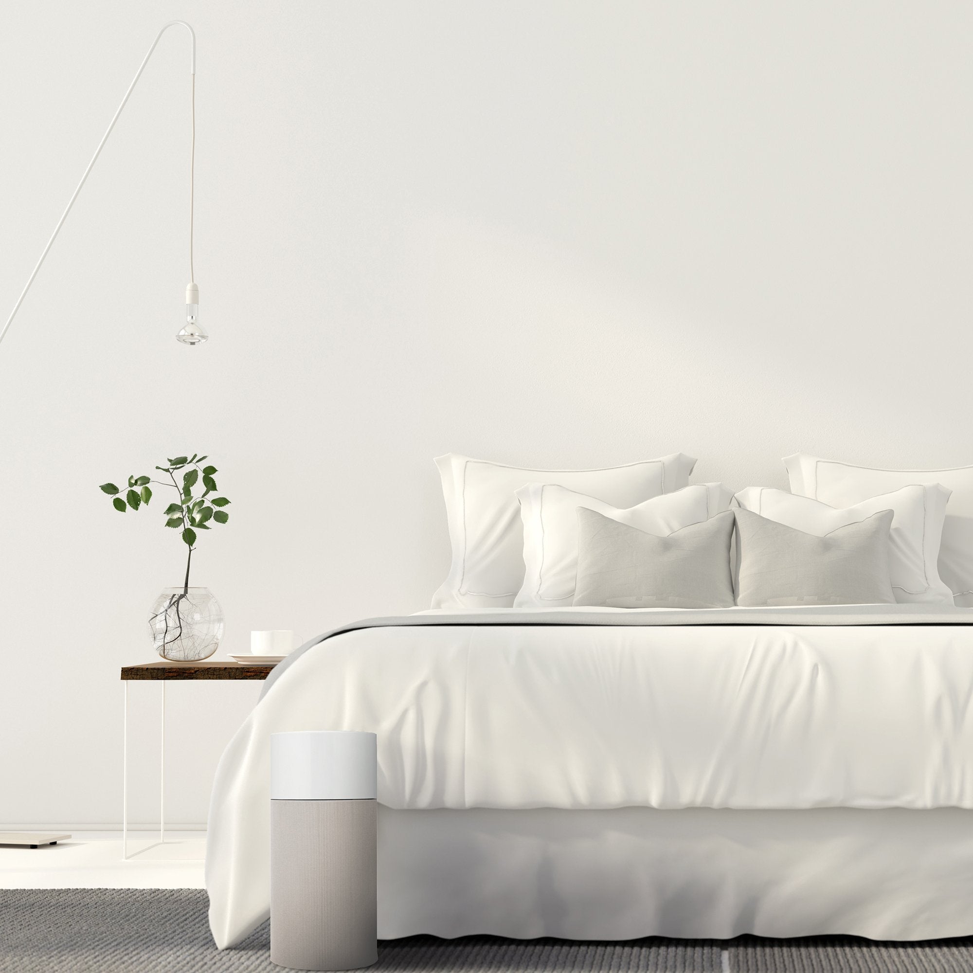 Blueair Blue Pure 411 Light Gray Pre-Filter, Washable Fabric Traps Pollen, Pet Hair & Dust, Lunar Rock, Pure Mini (Pack Of 1)