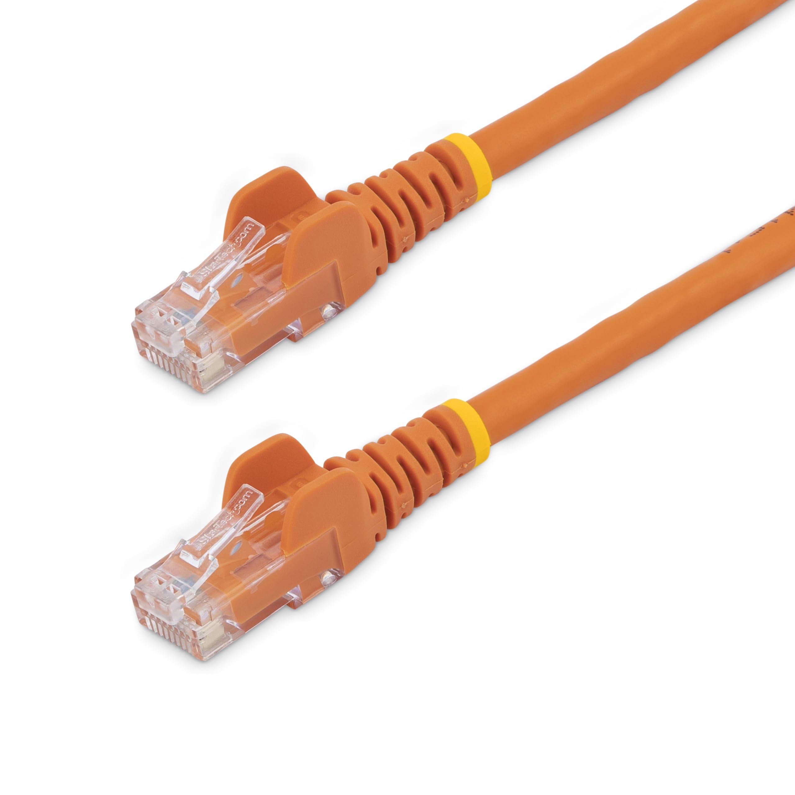 Startech.Com 75Ft Cat6 Ethernet Cable   Orange Cat 6 Gigabit Ethernet Wire   650Mhz 100W Poe Rj45 Utp Network/Patch Cord Snagles