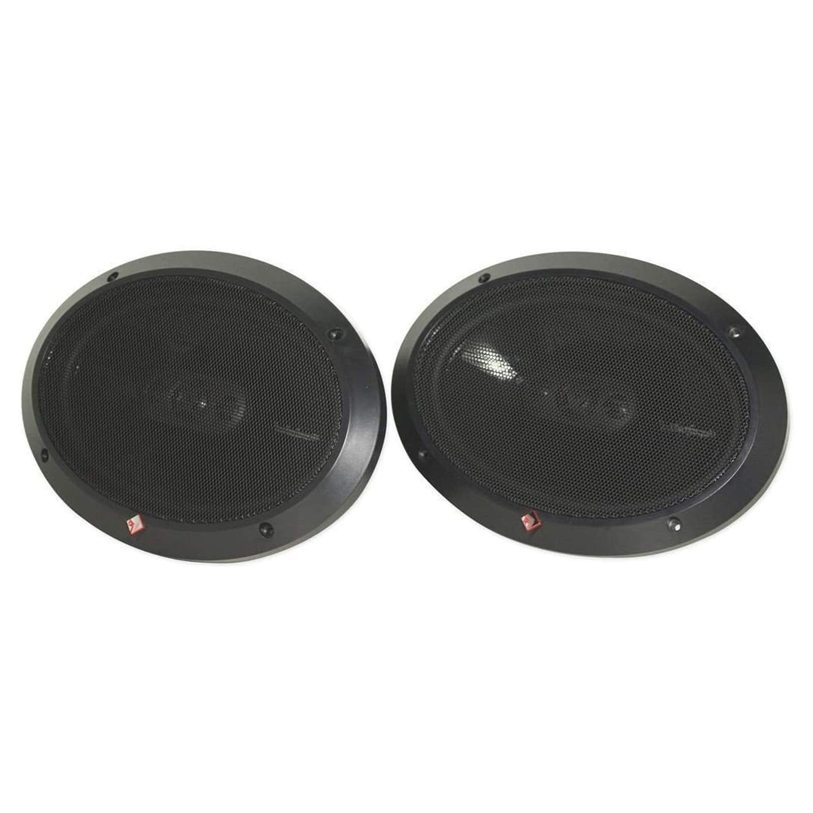 (4) Rockford Fosgate P1694 600 Watt 6X9 Punch Series 4 Way Car Audio Speakers   Flexfit Basket Design   Oem Adapter Plate Included Pei Dome Tweeter Butyl Midrange Rubber Surround