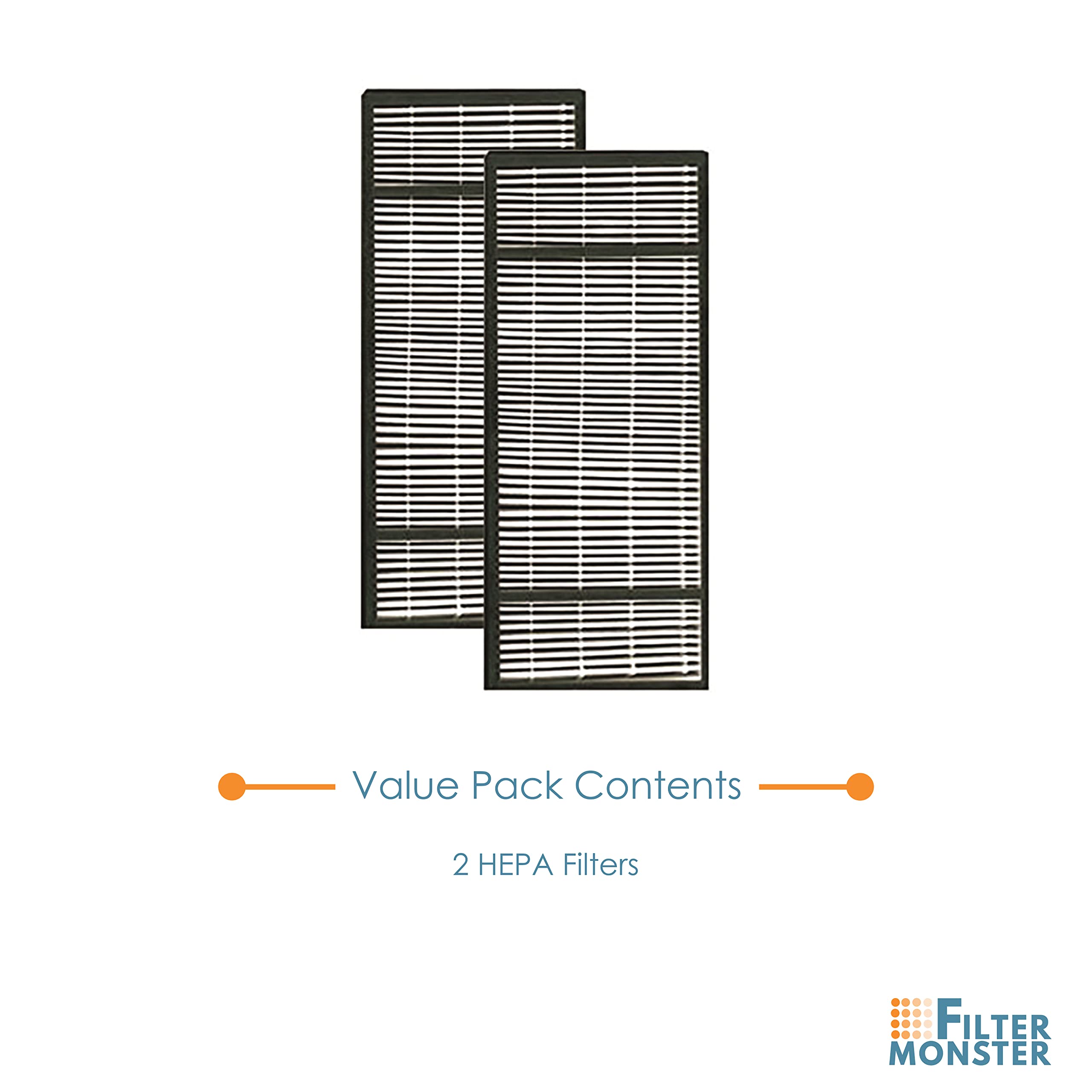 Filter Monster   Replacement Hepa Filters, 2 Pack   Compatible With Honeywell Hrf H2 Filter H For Hpa060, Hpa160, Hpa050, Hpa150