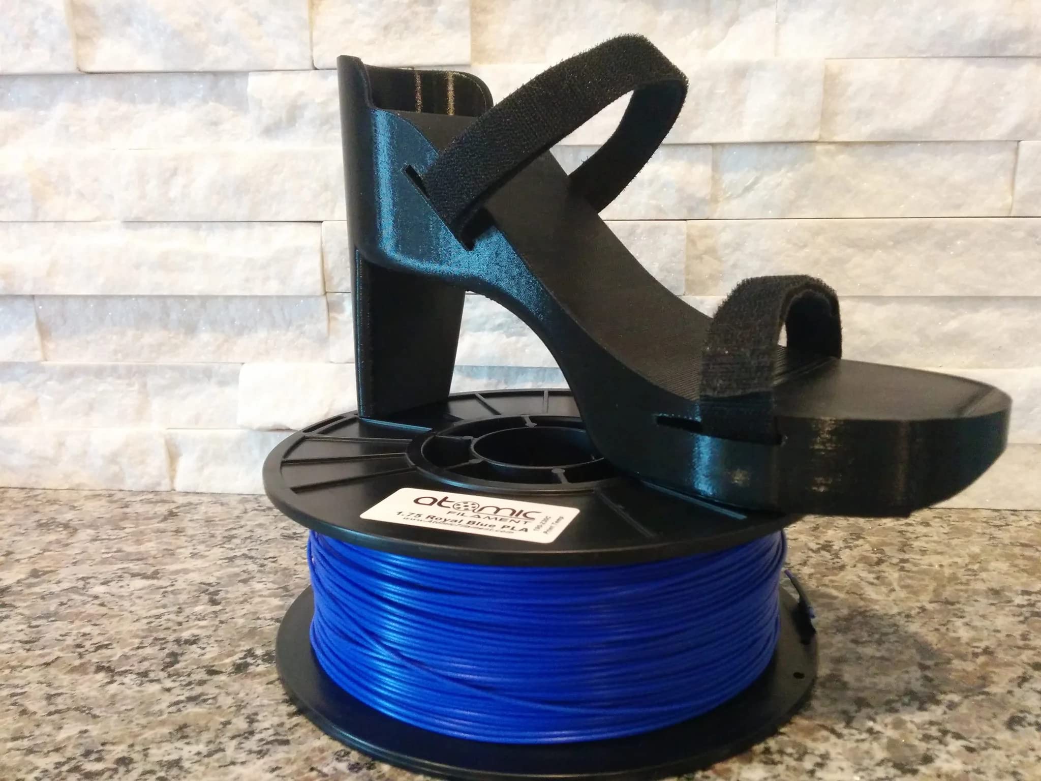 Atomic Filament Black 3D Printer Pla Filament 1.75 Mm | Dimensional Accuracy 99% Probability +/  0.02Mm | 3D Printer Accessories