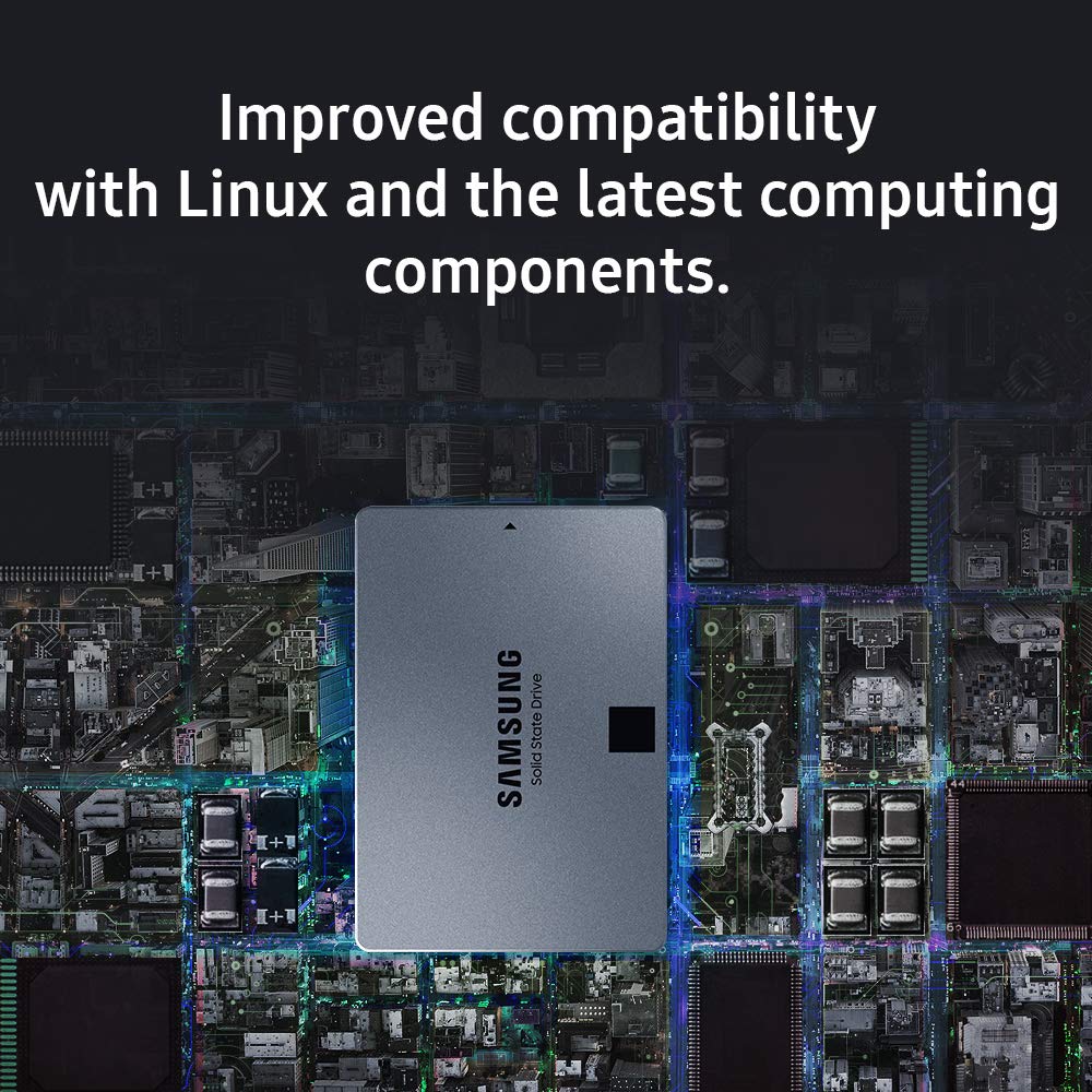 Samsung 860 Qvo Ssd 4Tb - 2.5 Inch Sata 3 Internal Solid State Drive With V-Nand Technology (Mz-76Q4T0B/Am), Gray