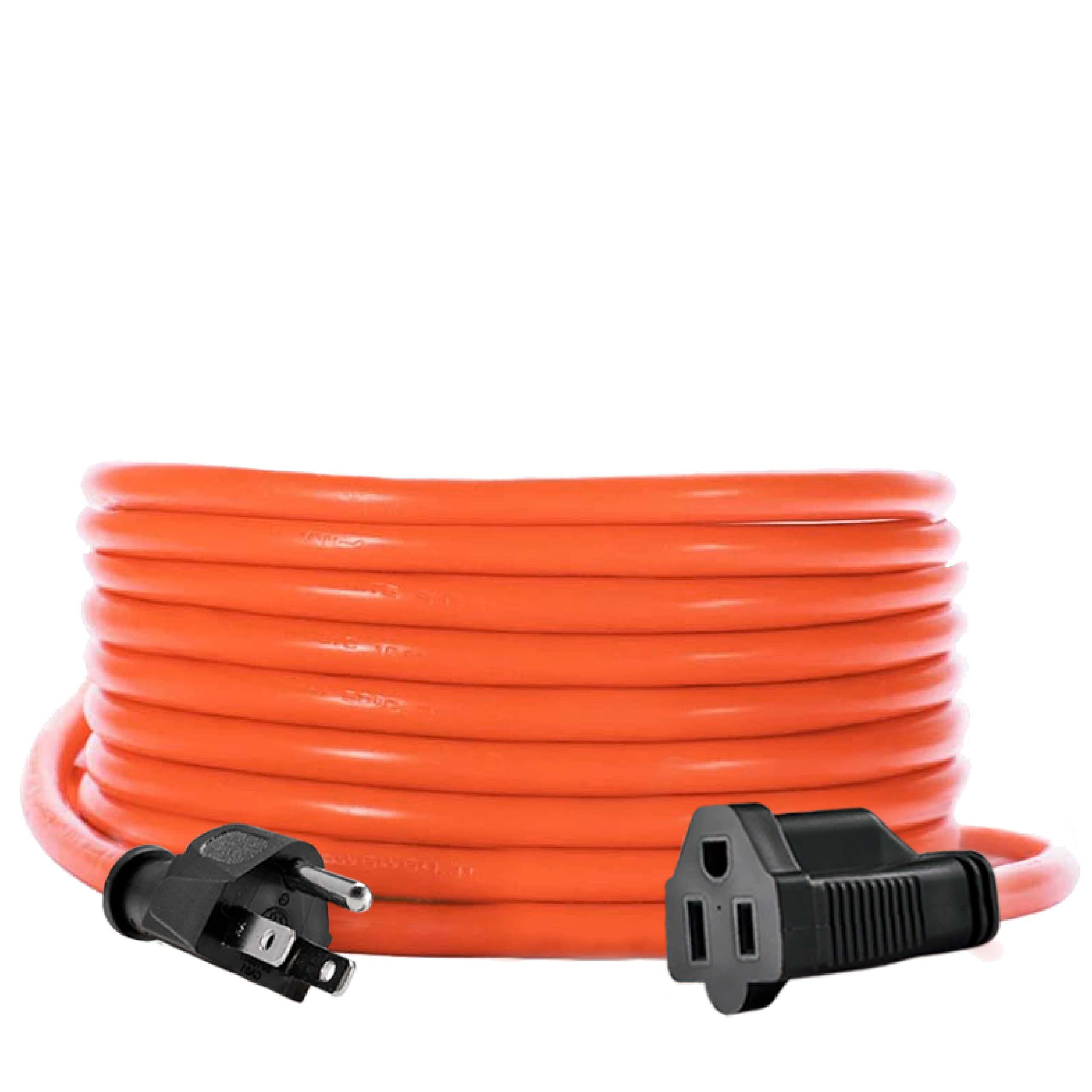 Kmc 10Ft Outdoor Extension Cord, 10 Foot 16/3 Weatherproof Indoor/Outdoor Extension Cable, Flexible Sjtw 16 Gauge Pure Copper Wi