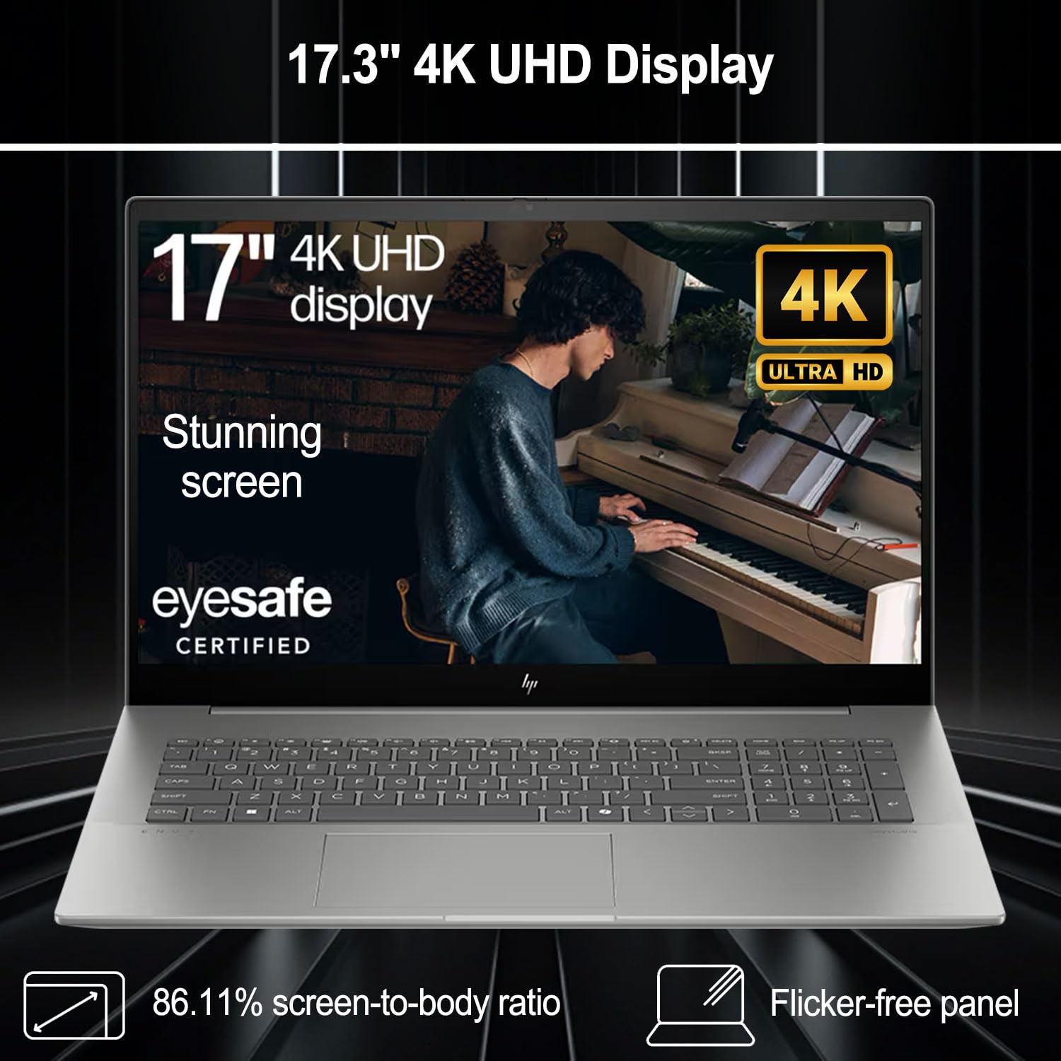 Hp Envy 17.3'' 4K Ultra 7 Business Laptop, 17.3'' 4K Uhd 3840 * 2160 Display, Intel Core Ultra 7 155H, 64Gb Ddr5 Ram, 2Tb Ssd, H