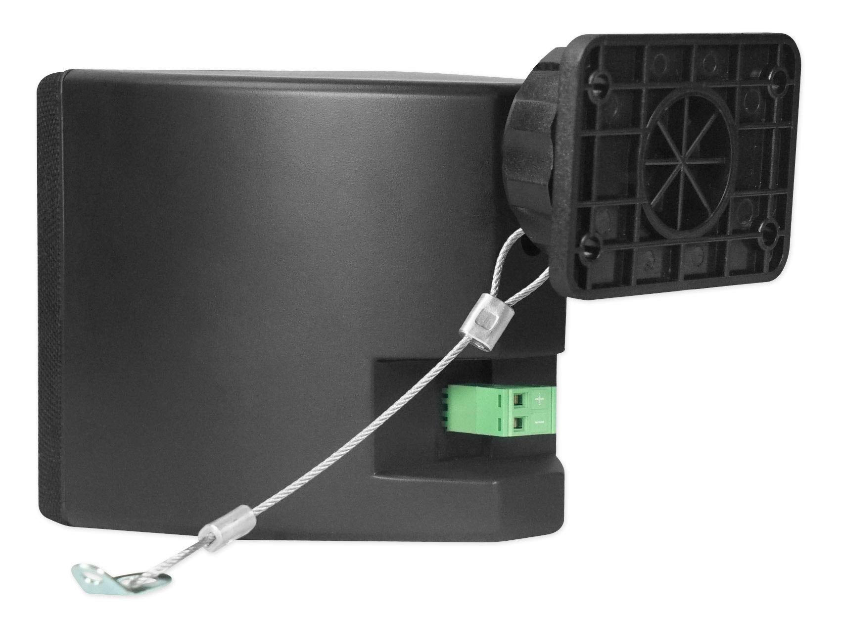 Rockville Cube Black Pair Of 3.5 Black Home Theater Wall Speakers+Swivel Brackets