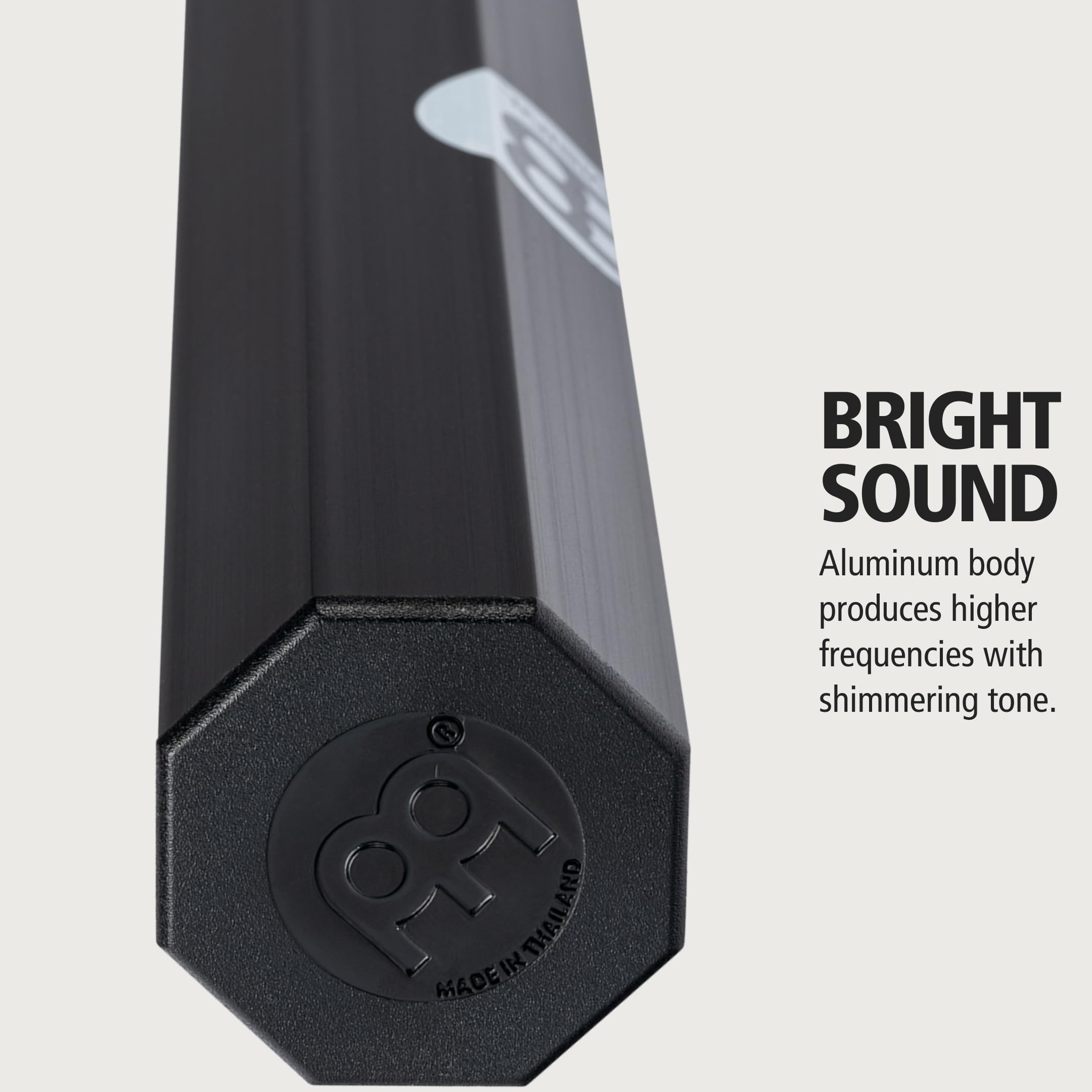 Meinl Percussion Sh888Bk Aluminum Octagonal Shaker, Large, Black