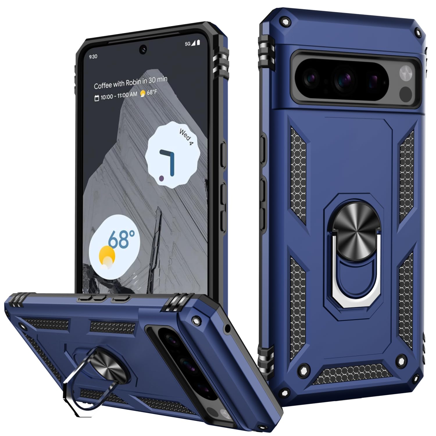 Lumarke For Google Pixel 8 Pro Case With Screen Protector,Pass 16Ft. Drop Tested Military Grade Protective Phone Cover With Magn