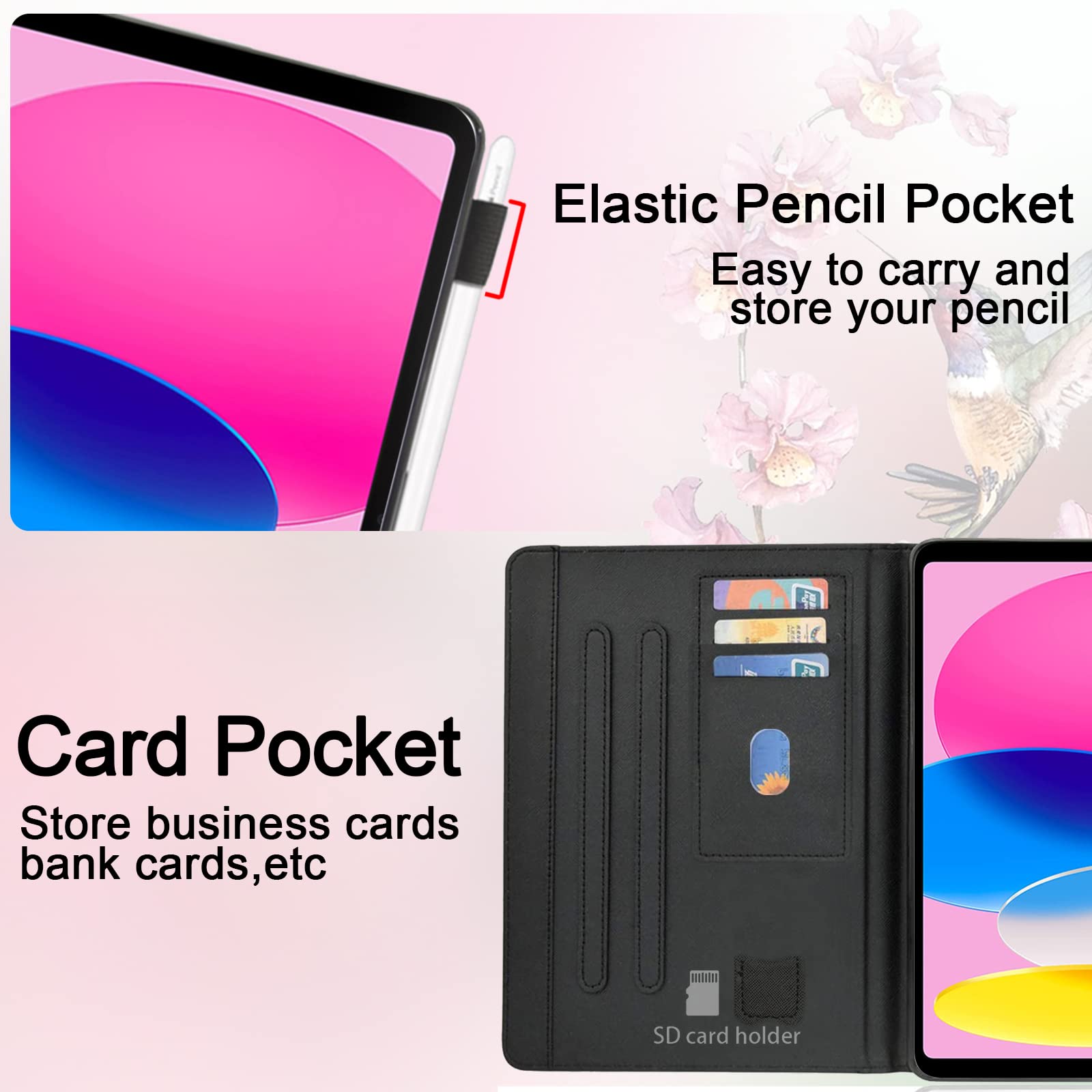 Compatible With Ipad 10Th Generation Case 10.9 Inch(2022 Model),Protective Cover For Ipad Case 10Th Generation,Auto Wake/Sleep C