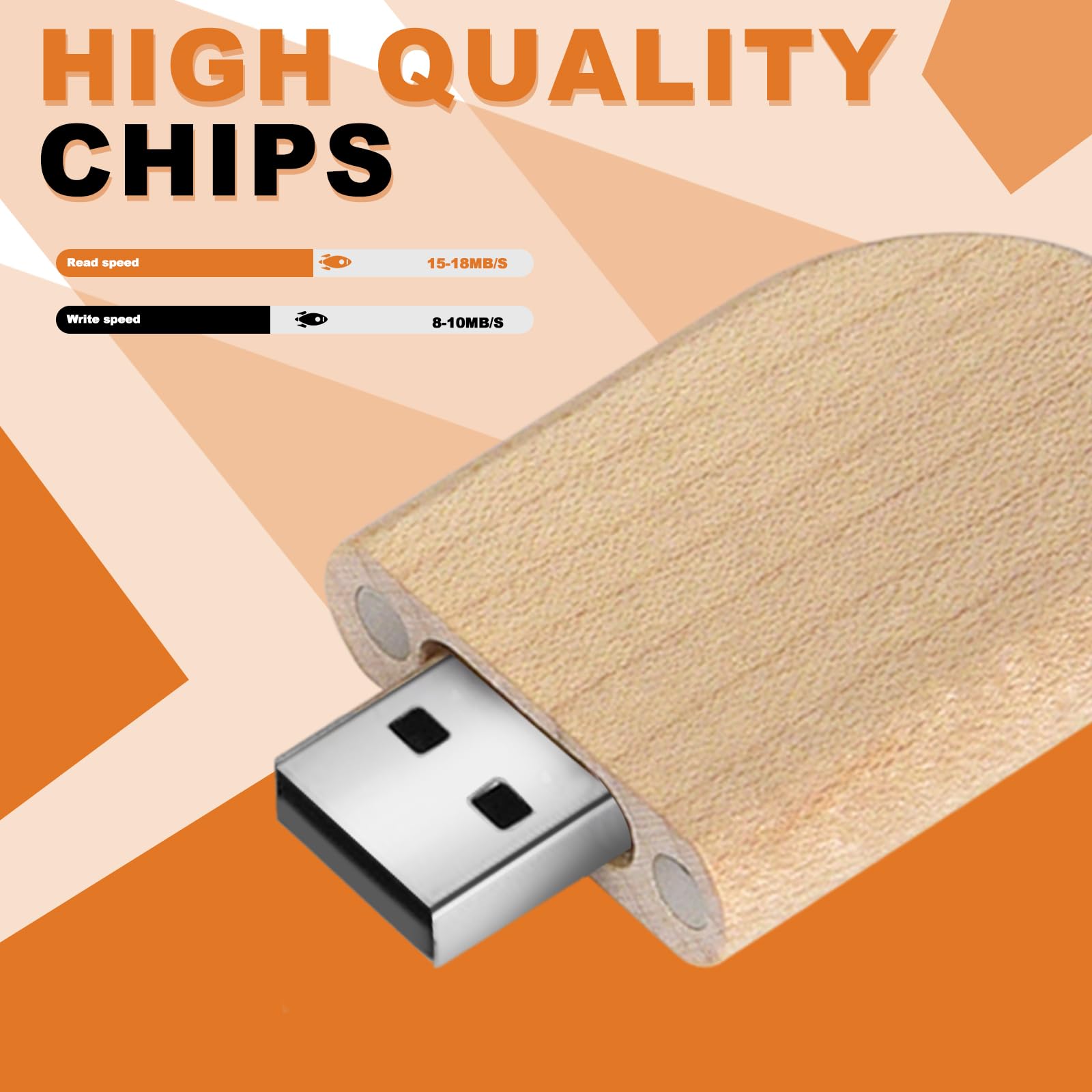 Novelty Wooden Usb 2.0 Flash Drive 16Gb Data Storage Memory Stick Usb Stick Ellipse Pendrive With Wooden Box