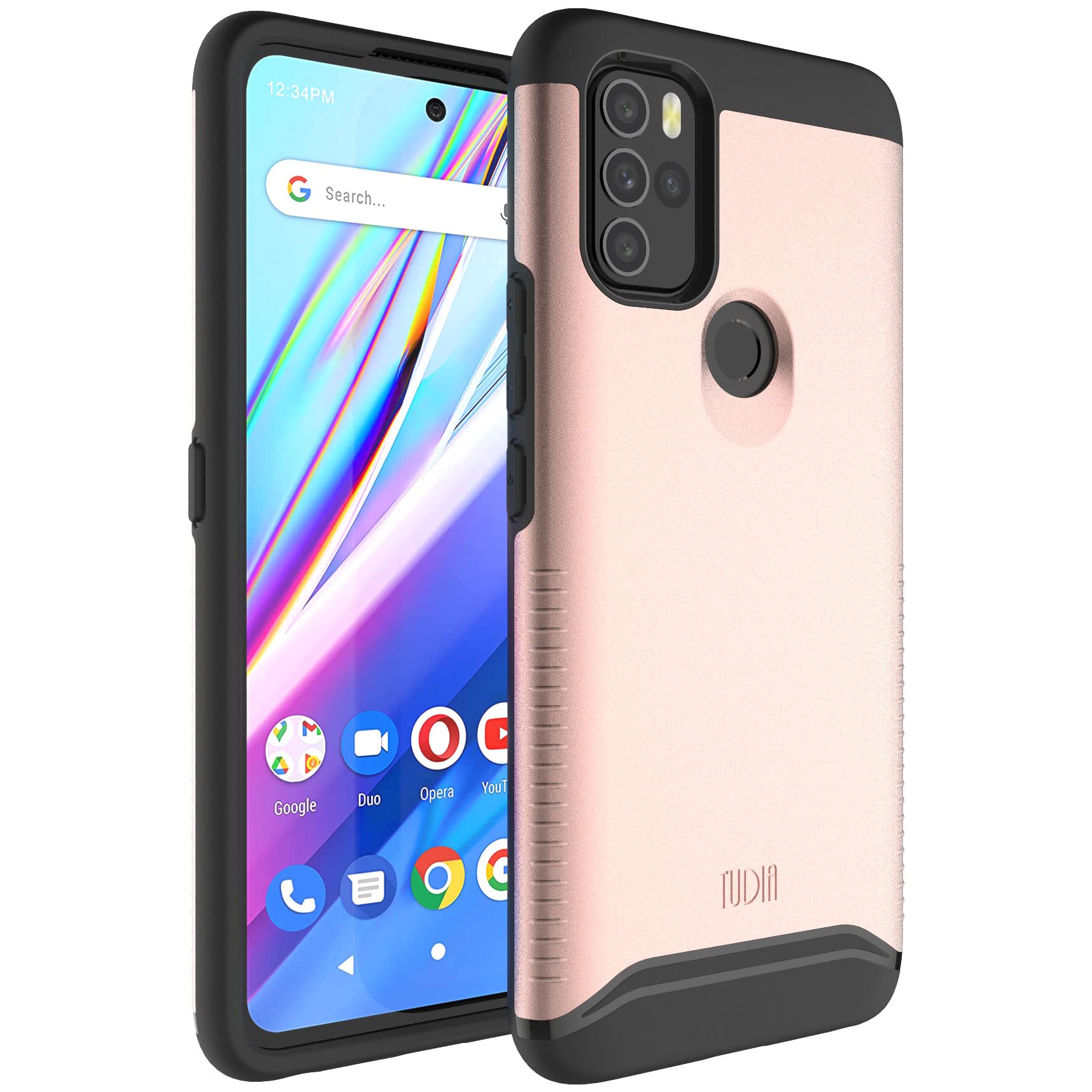 Tudia Dualshield Designed For Blu G91 Pro Case, [Merge] Shockproof Military Grade Heavy Duty Dual Layer Tough Slim Hard Protecti