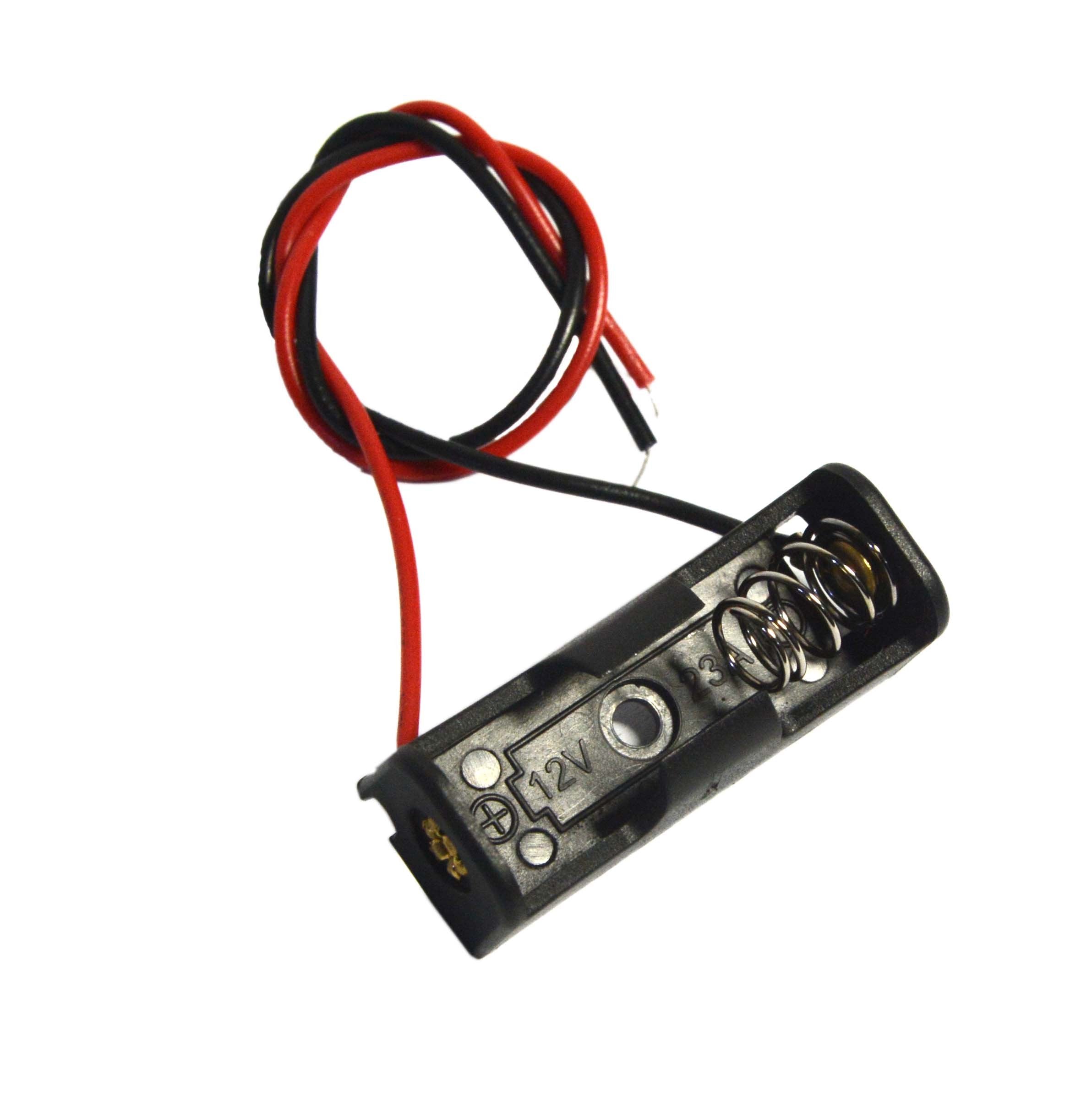 Lampvpath (Pack Of 6) A23 Battery Holder, 12V Battery Holder, 23A Battery Holder, 12V Battery Case With Leads Wires