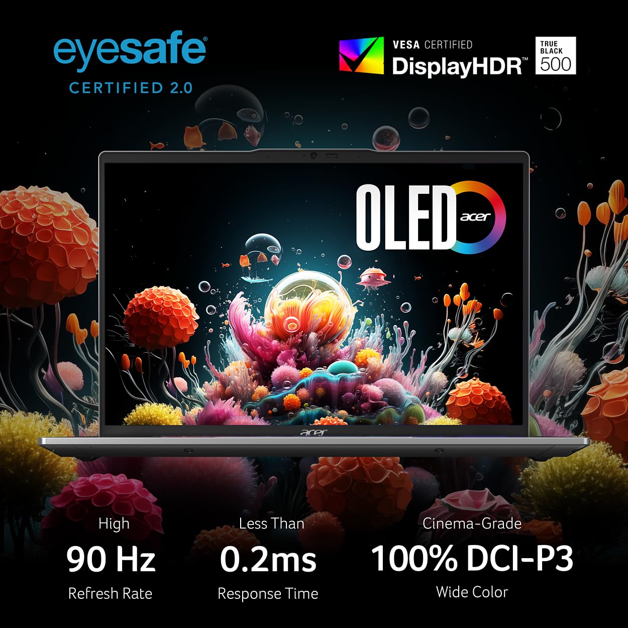 Acer Swift Go 14 Intel Evo Edition Laptop | 14'' Oled Wqxga+ 2880X1800 Display | Unlock Ai Experiences | Intel Core Ultra 5 Proc