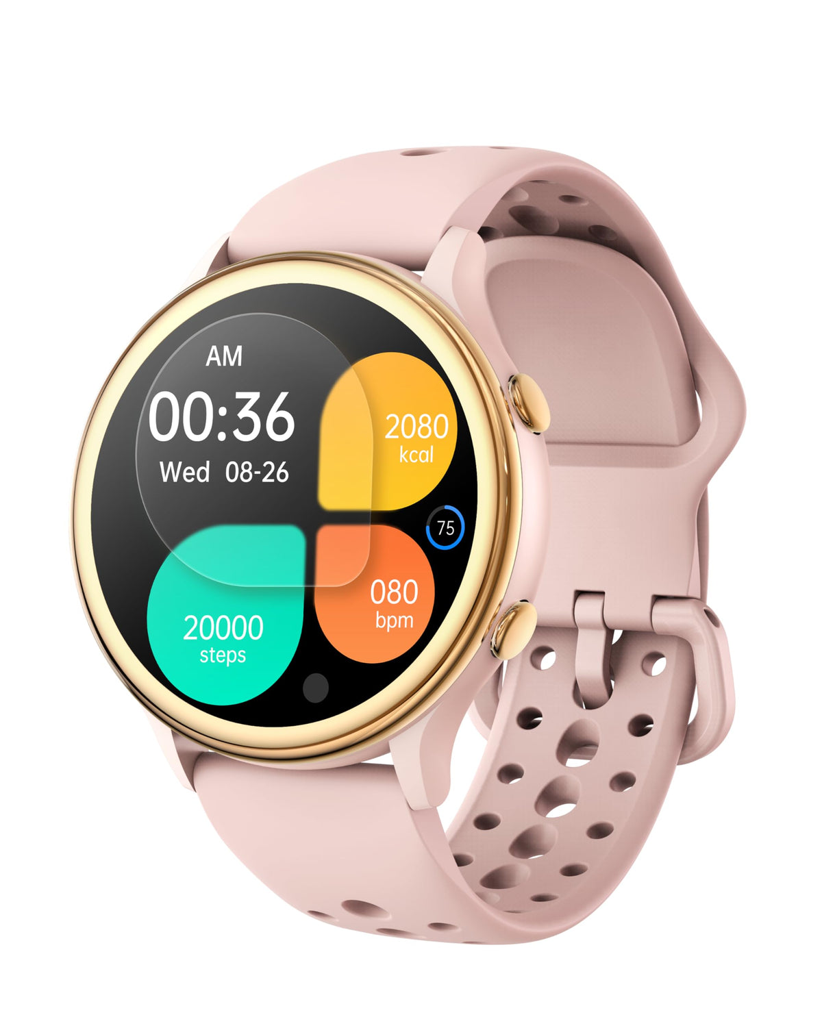 Keeponfit Smart Watches For Women, Fitness Tracker With Heart Rate & Spo2 Monitor, Ip67 Waterproof Activity Tracker For Men & Wo