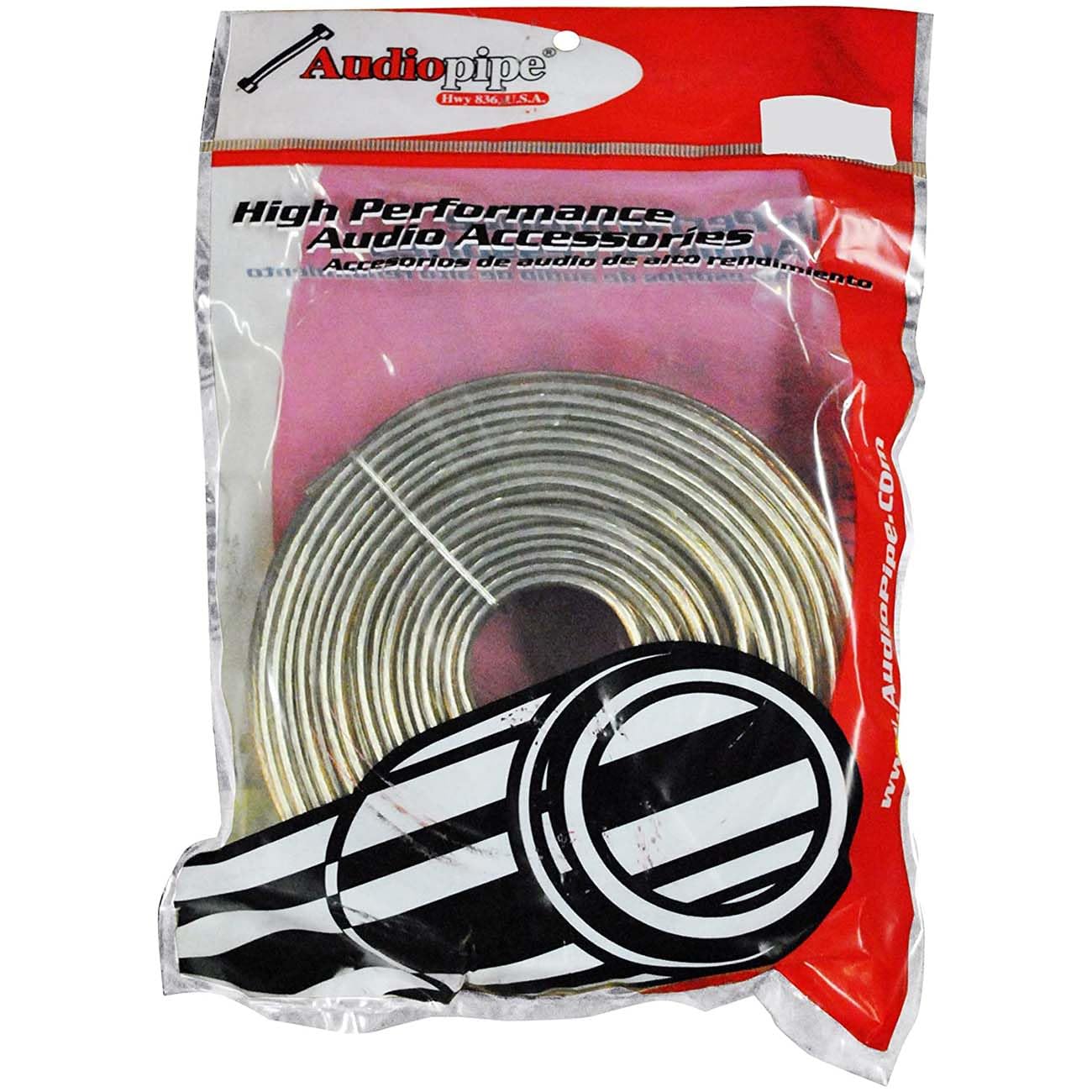 Audiopipe Cable18100 18 GA 100 Bag Car Audio Speaker Cable 18 Gauge