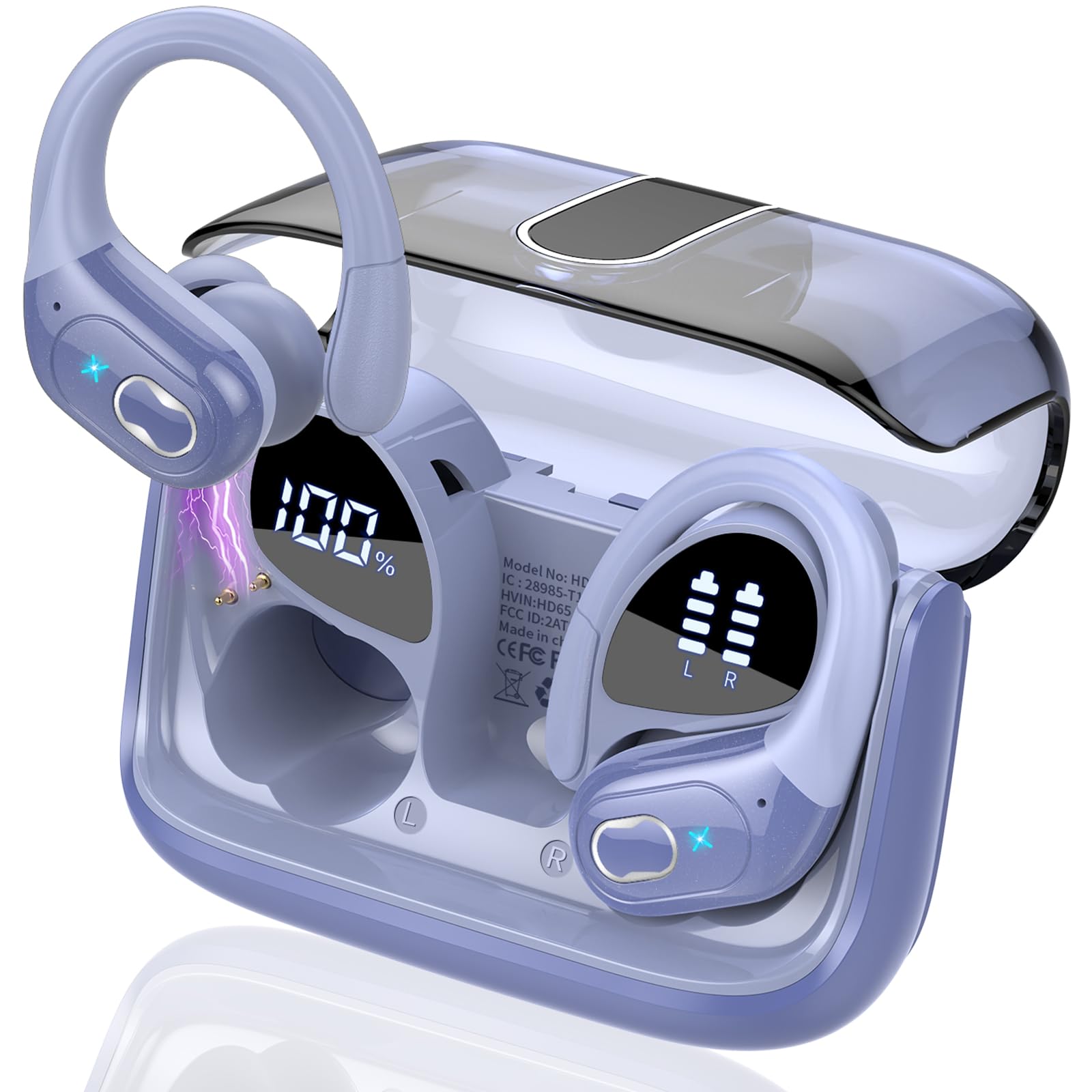 AI Real Time Translation Earbuds, Bluetooth 5.4 Translator Earphones