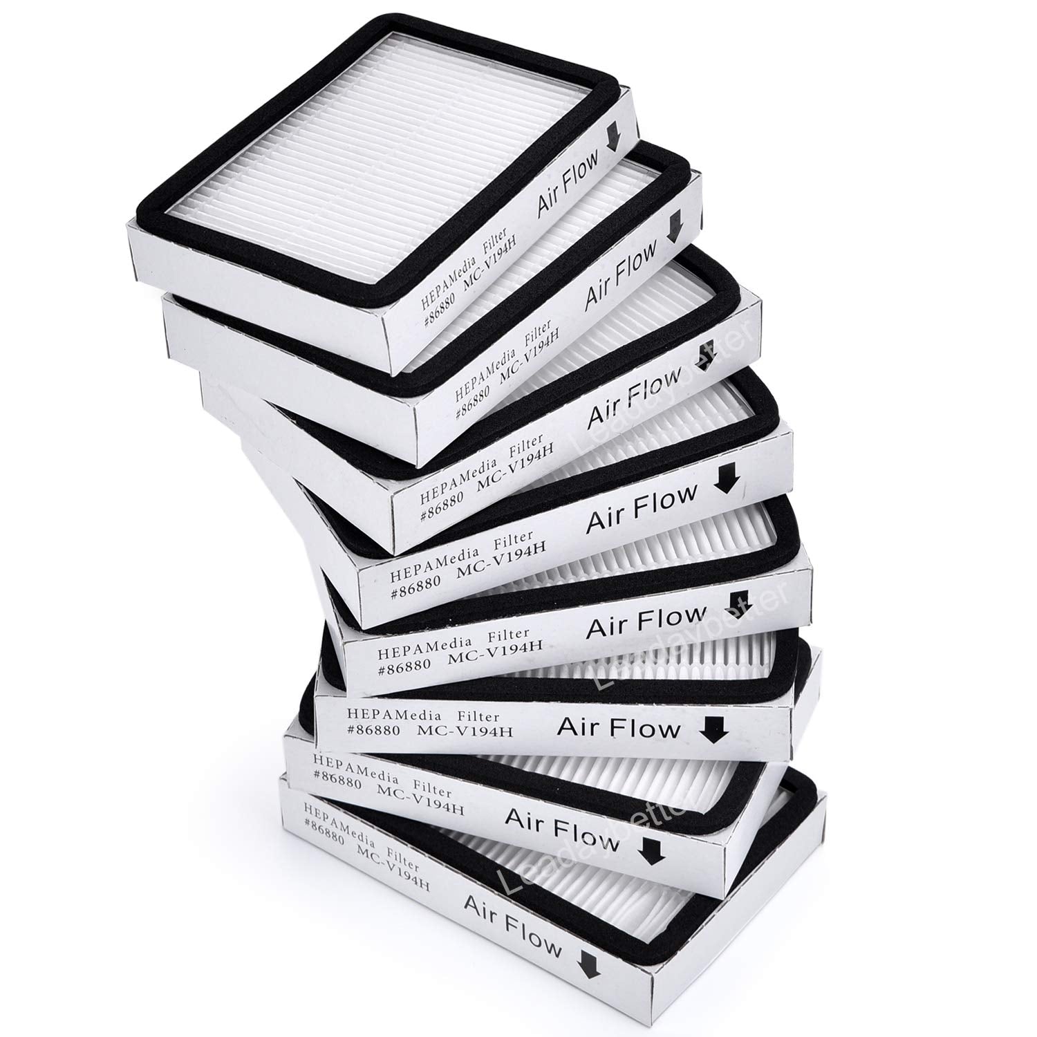 Leadaybetter 8 Pack Vacuum Cleaner Hepa Filter Replacement For Sears Kenmore Ef 2, Replace Part #86880