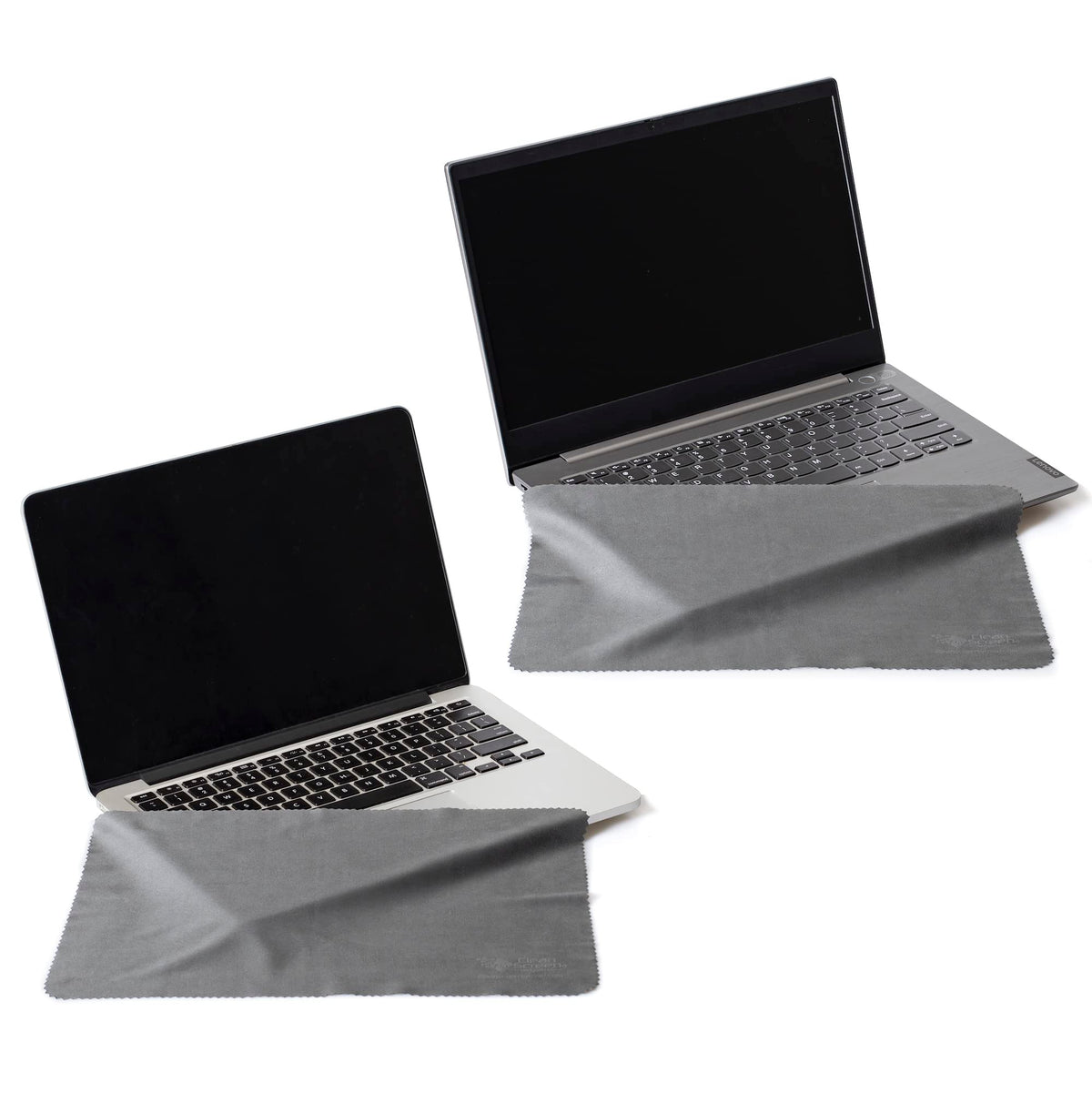 Clean Screen Wizard Wizpadcover 13'' Microfiber Cleaning Cloths Laptop Keyboard Cover Protection Kit 2Pack Grey