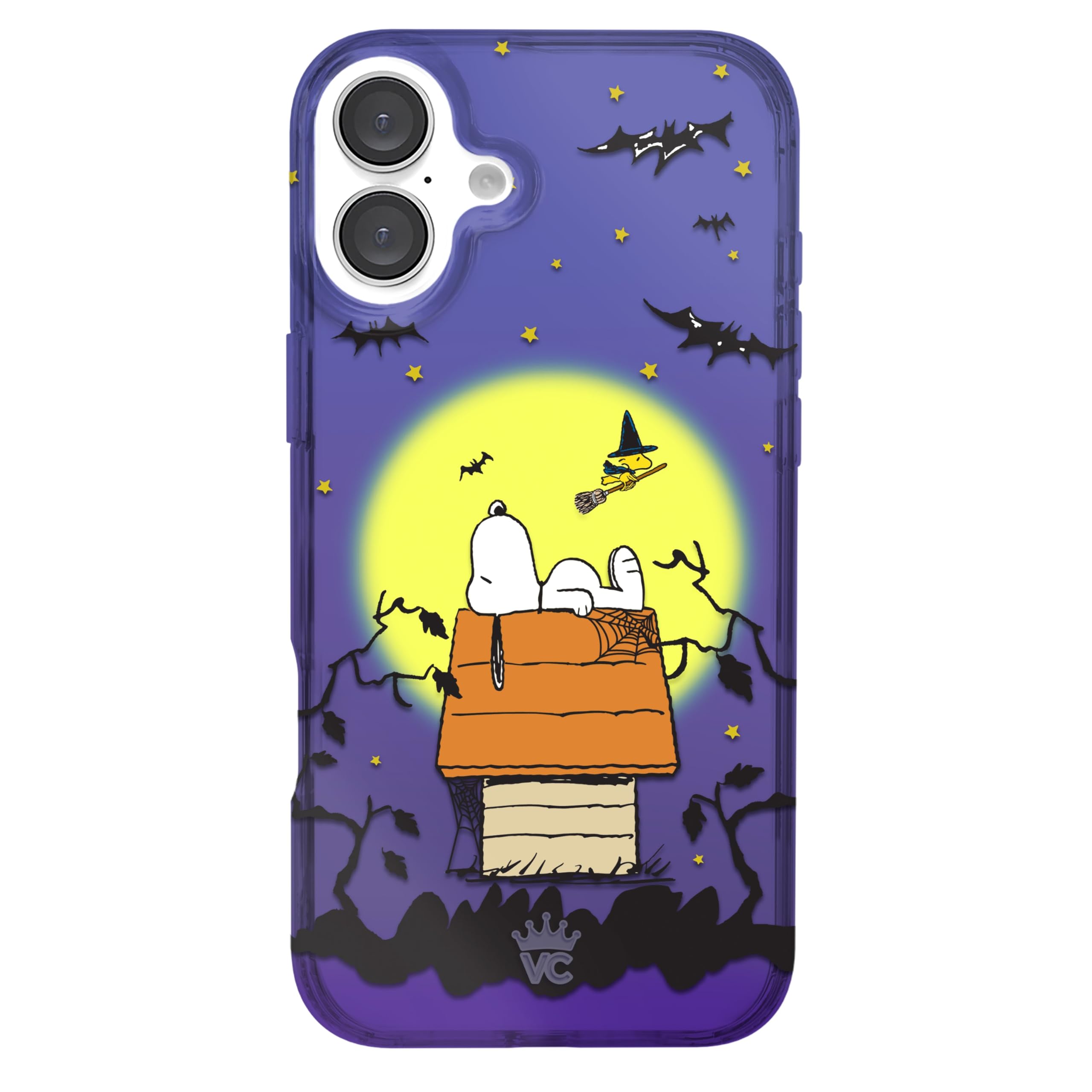 VELVET CAVIAR x Snoopy Phone Case for iPhone 16 Plus - Compatible with MagSafe [10ft Drop Tested] - Spooky Large Snoopy