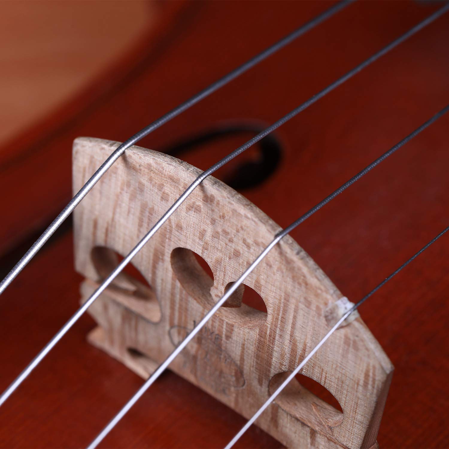 Alice Viola String 4/4 Full Strings Set Steel Core With Ni Fe Winding, Nickel Plated Viola String With Ball End For 16'' Viola