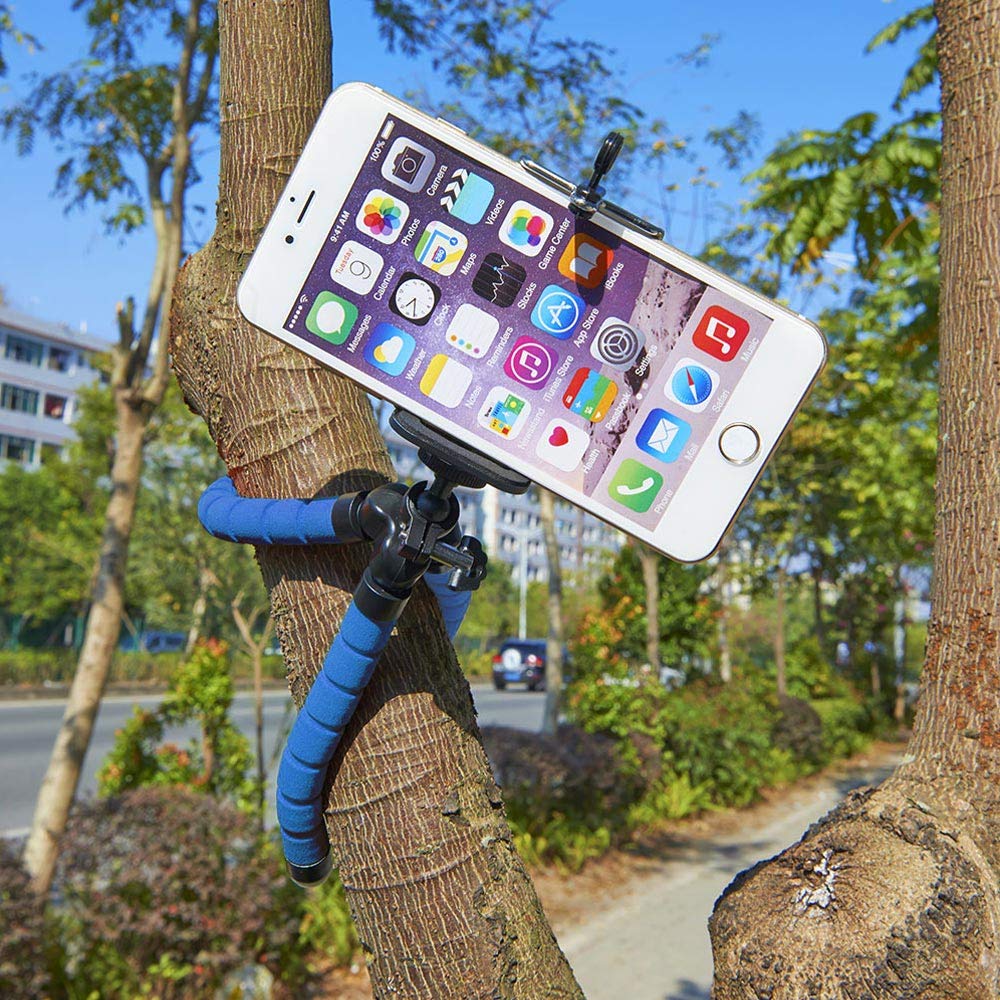 Shuzhu Flexible Tripod Mini Universal Octopus Leg Style Portable And Adjustable Tripod Stand With Clip Bracket Mount Holder For