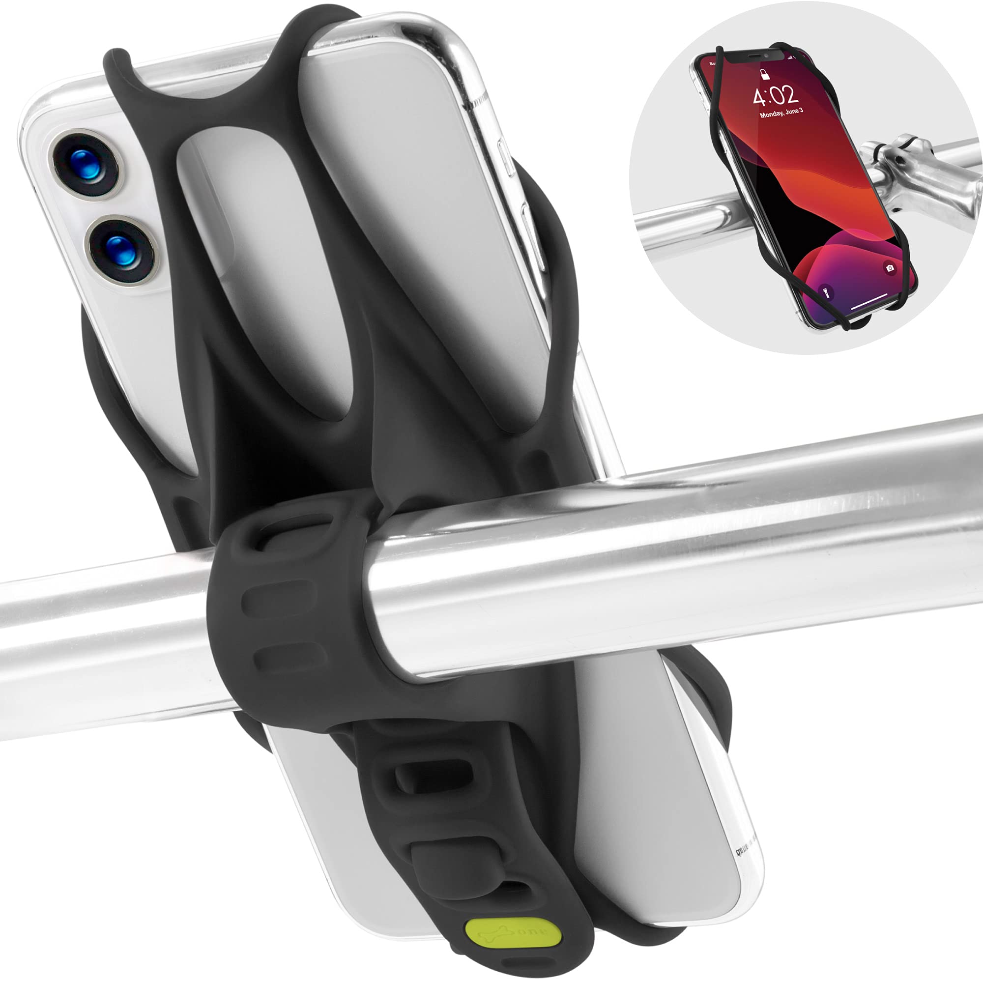 Bone Bike Tie 3, Universal Bike Phone Mount Holder For Handlebar, Bicycle Motorcycle Phone Holder For Iphone 13 12 Pro Max Mini