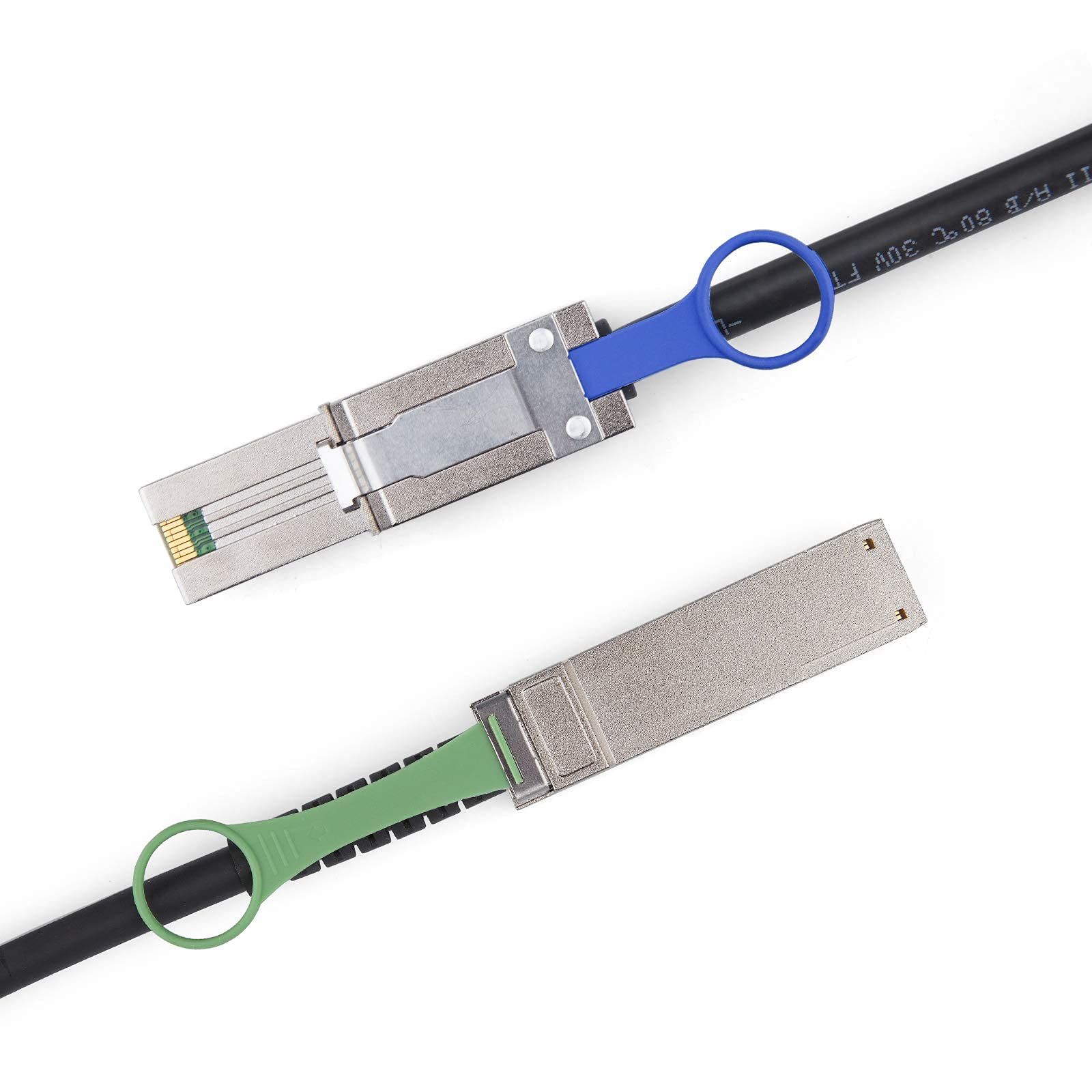 Qsfp (Sff 8436) To Sff 8088 Ddr Hybrid Min Sas Cable, External Copper Sas Cable For Netapp Ds4243 Ds4246 Ds2246, 100 Ohm, 4 M(13