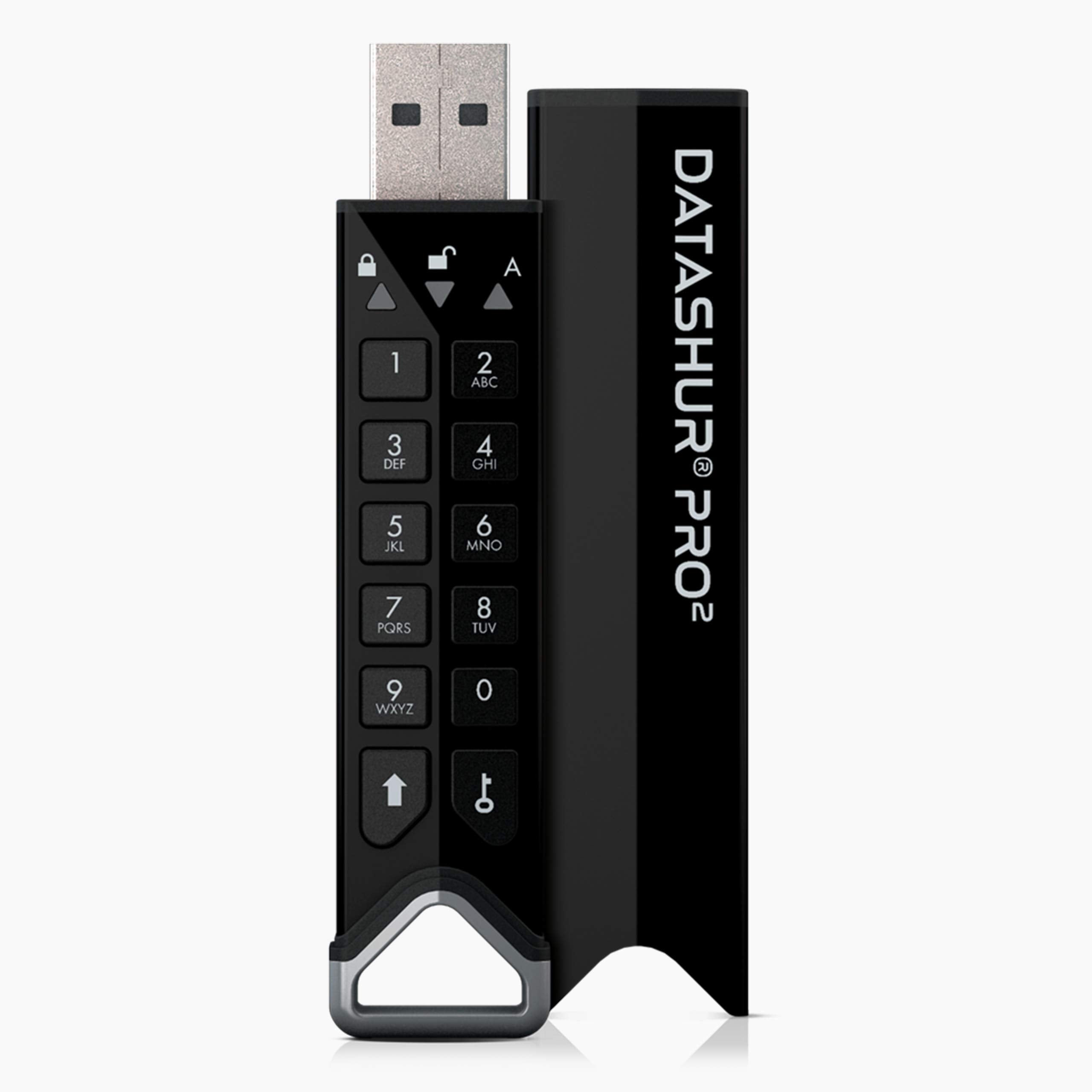 Istorage Datashur Pro2 256 Gb | Secure Flash Drive | Fips 140 2 Level 3 Certified | Password Protected | Dust/Water Resistant