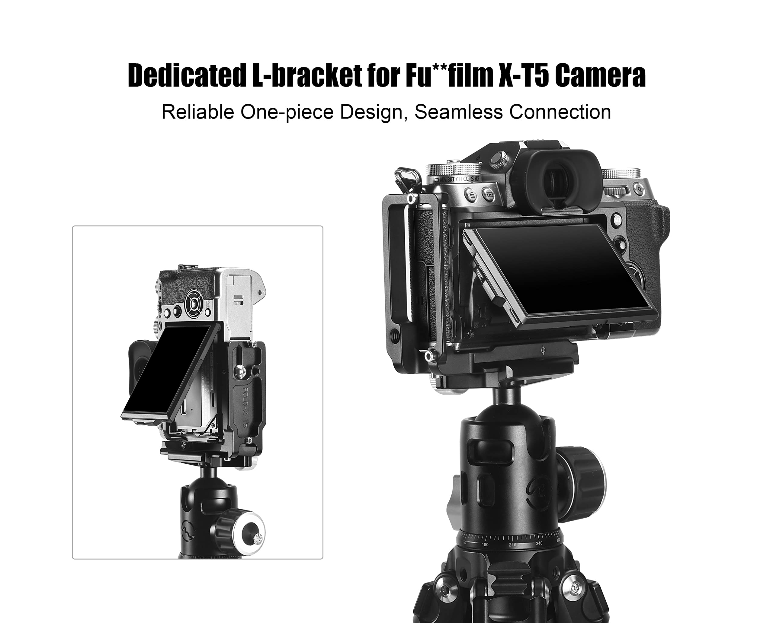 Sunwayfoto Pflo Xt5 L Bracket For Fujifilm X T5 Arca Swiss Quick Release L Plate