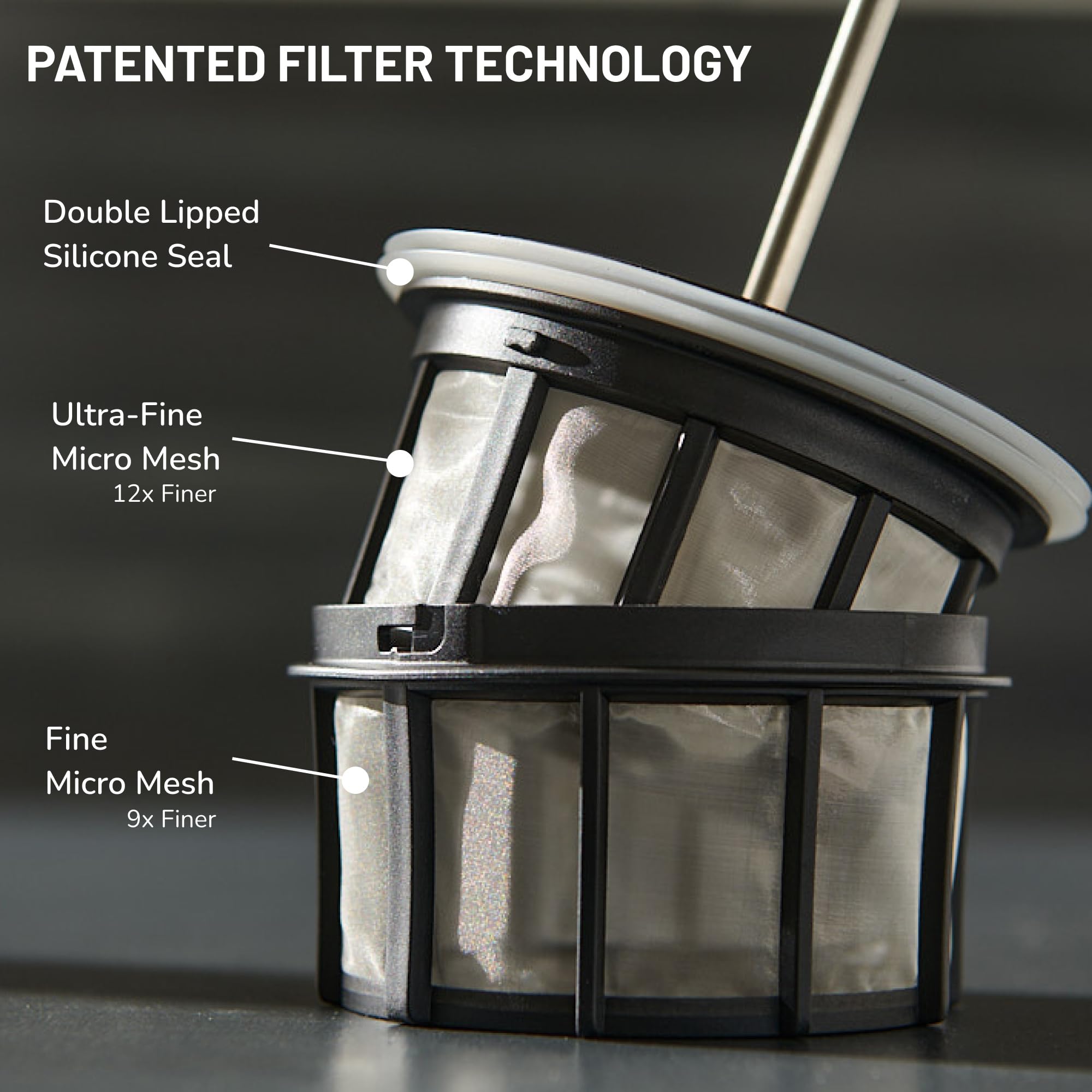 Espro Replacement Micro Filter Coffee & Tea French Presses, P3/P5/P6/P7, 32 Ounce, Coffee Micro Filter