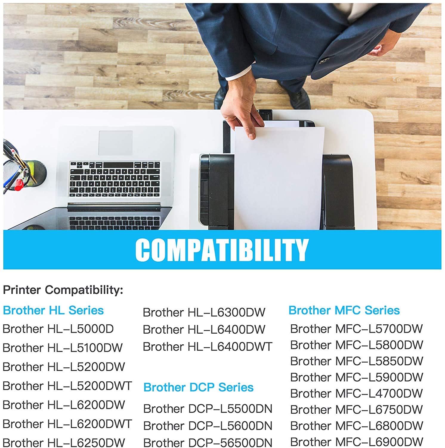 Digitoner Compatible Dr820 Toner Drum Unit   Dr 820 High Yield Compatible Drum Unit Replacement For Laser Printer Tn880 Tn850 Tn