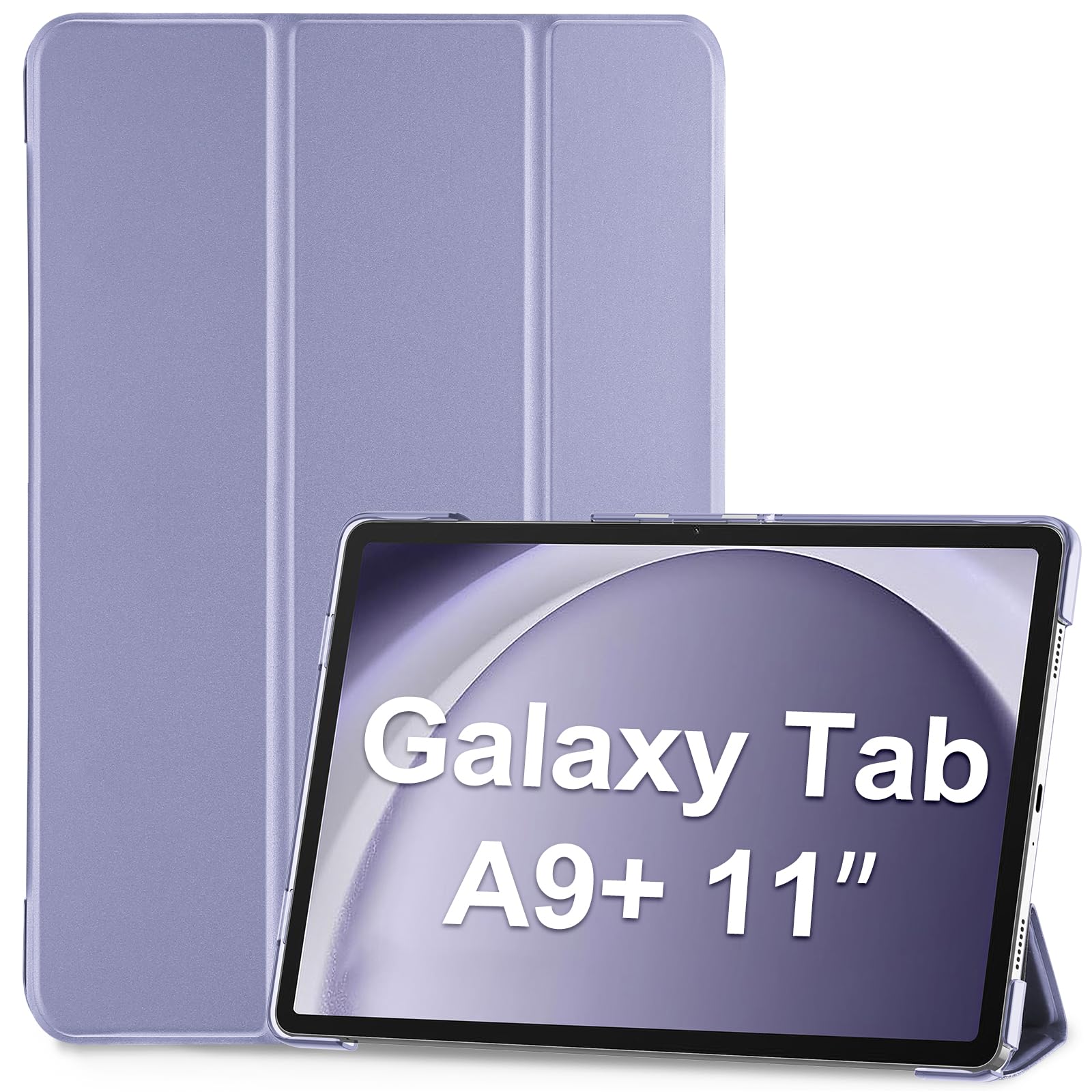 ProCase Smart Case for Galaxy Tab A11+ Plus/A9+ Plus 11 Inch, Slim Stand Hard Back Shell Protective Tablet Cover Folio Case for 