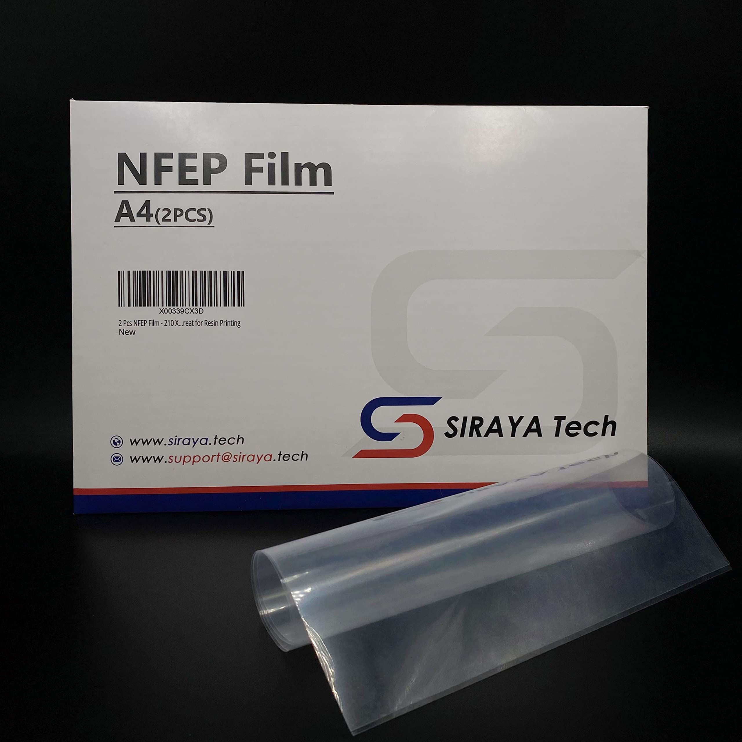 Siraya Tech 2 Pcs Nfep Film   A4 Size (210 X 297Mm) Better Durability Fewer Layer Lines Accurate Print Results Great For Resin P