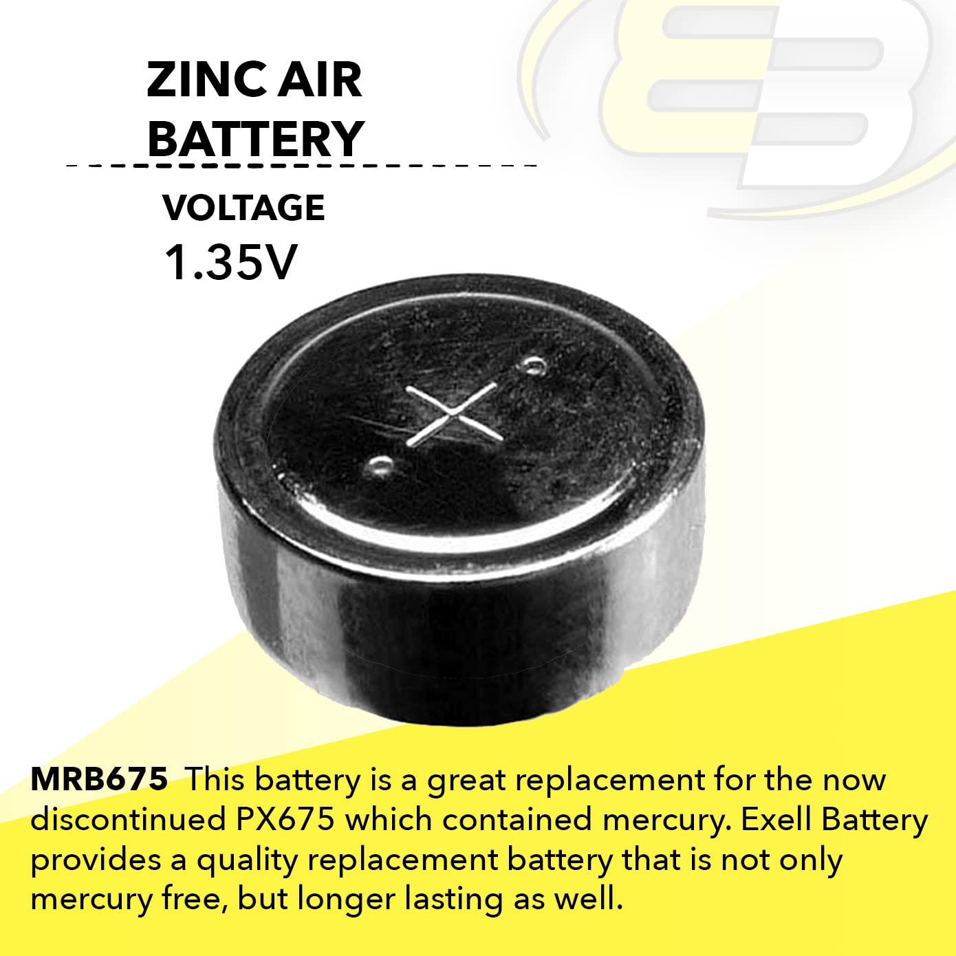 Exell Battery Mrb675 Fits Miranda Auto Sensorex Ee Re-Ii Sensomat, Ricoh 500Rf