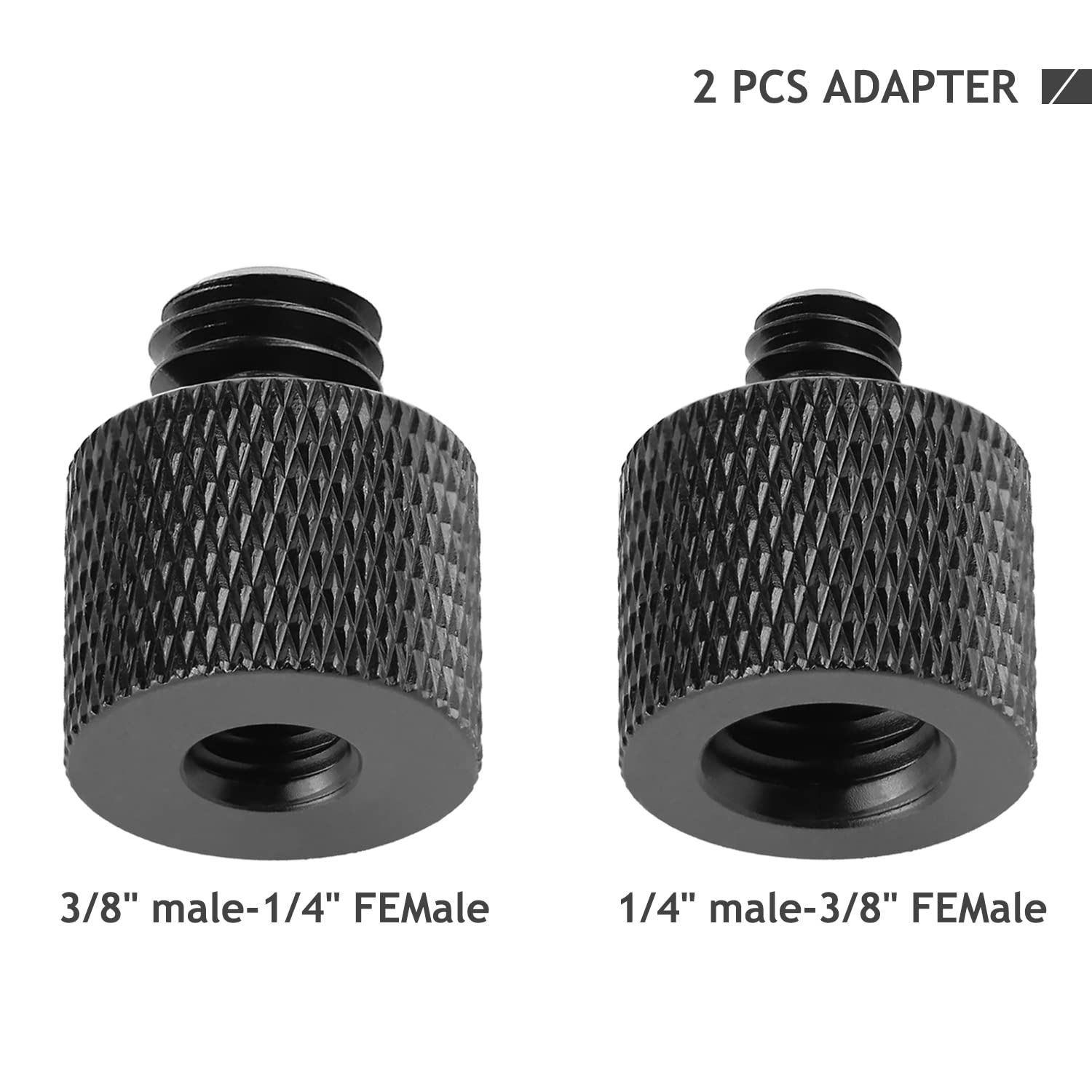 Frgyee 1/4 To 3/8 Adapter And 3/8 To 1/4 Adapter Male To Female Camera Screw Tripod Adapter For Camera Tripod, Mount, Monitor