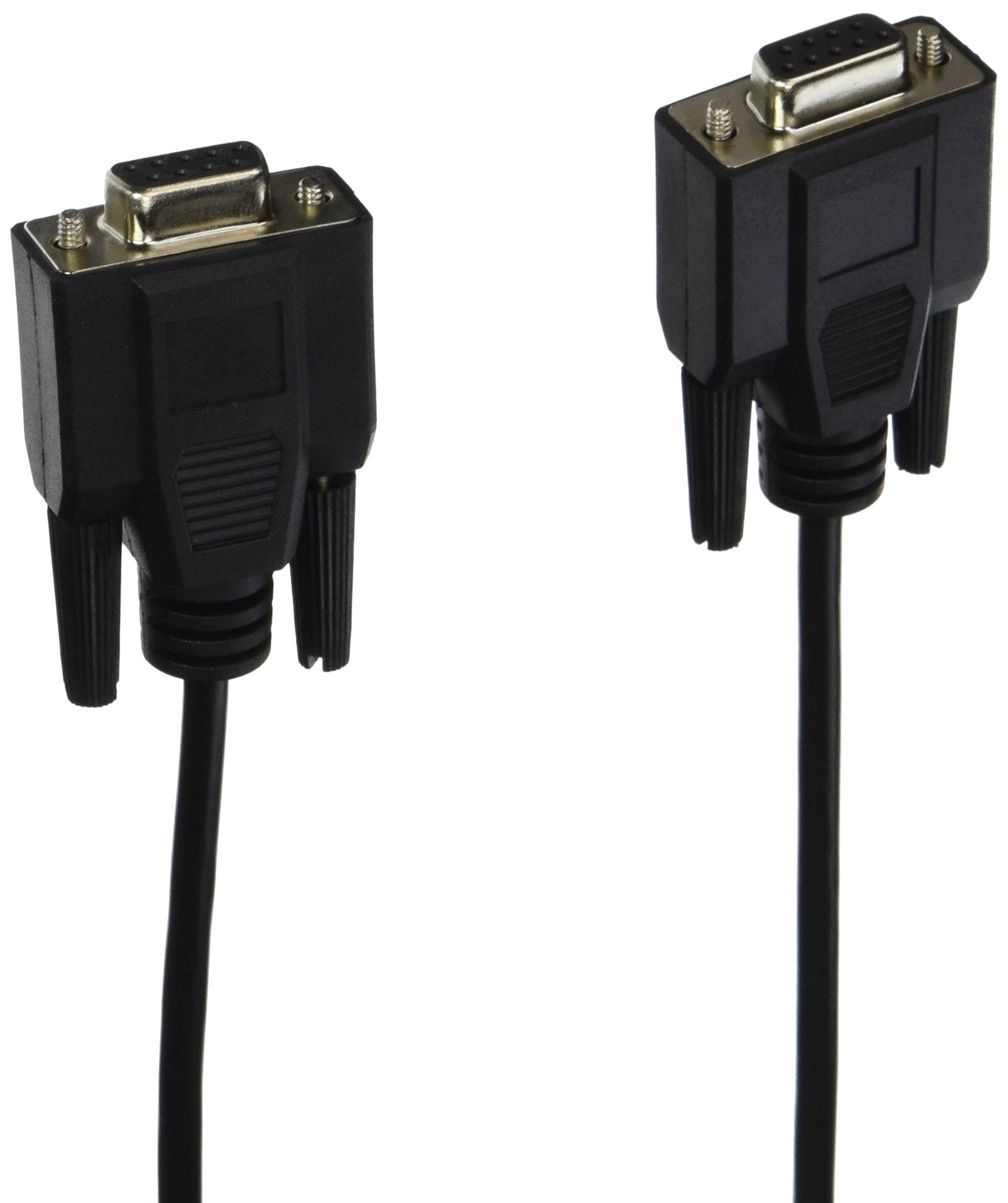 C2G 52035 Db9 F/F Serial Rs232 Cable, Black (6 Feet, 1.82 Meters)