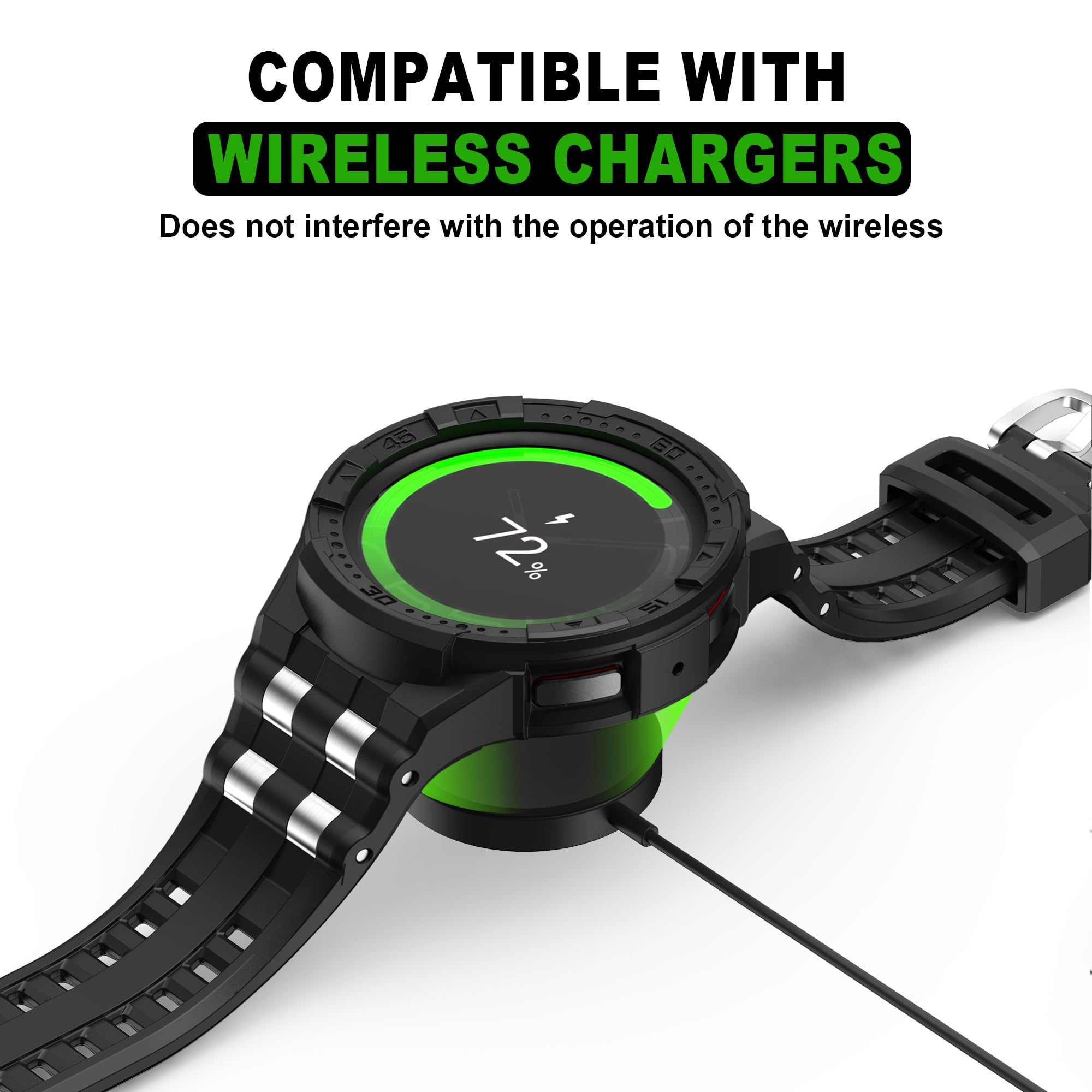 T Engine Case Compatible With Samsung Galaxy Watch 5 Pro Band With Case For Galaxy 5 Pro 45Mm 2022 Men