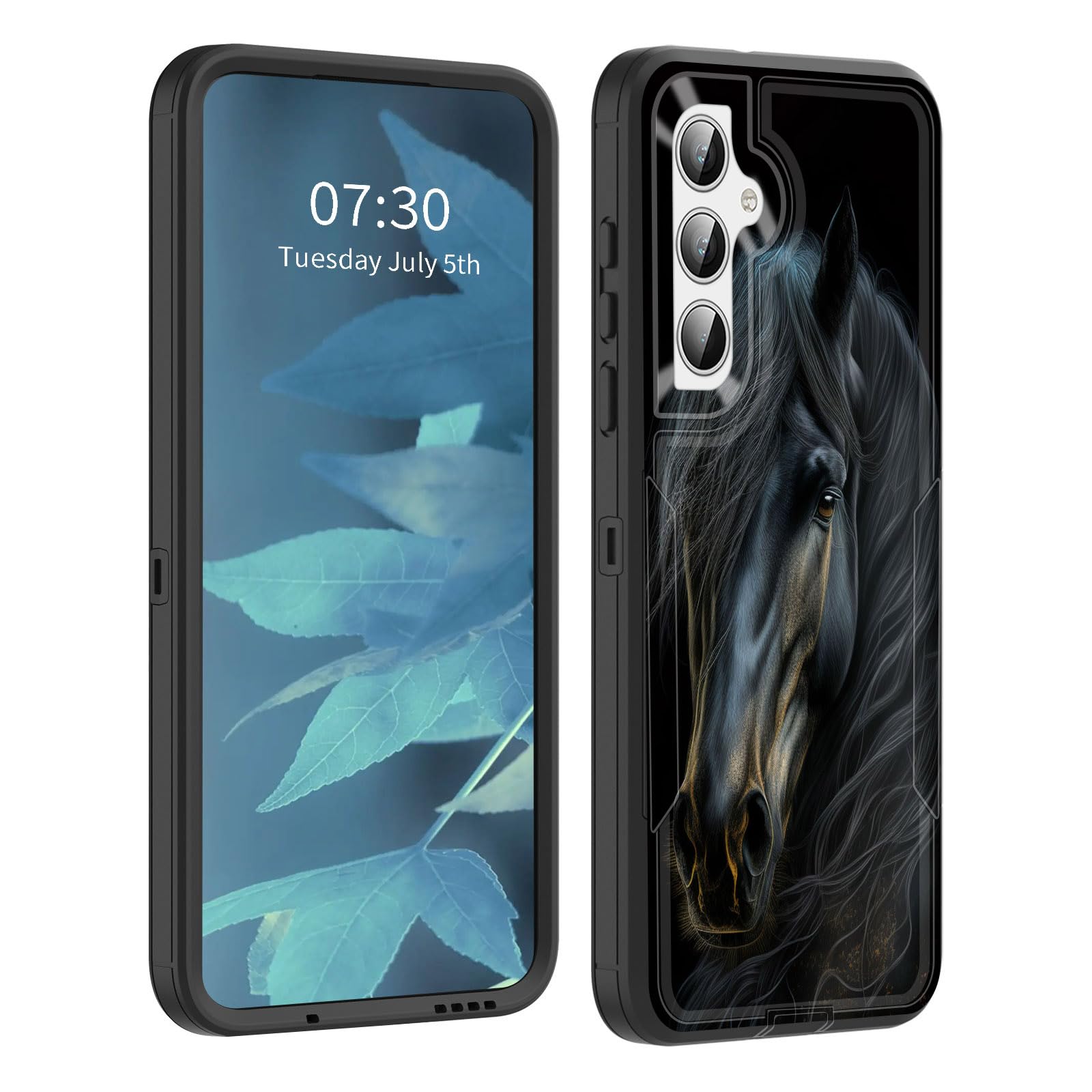 Bfukvou For Galaxy A35 5G Case, Dust-Proof Port Cover, Full Body Silicone Rubber Covered, Non-Slip Drop-Proof Phone Case For Sam