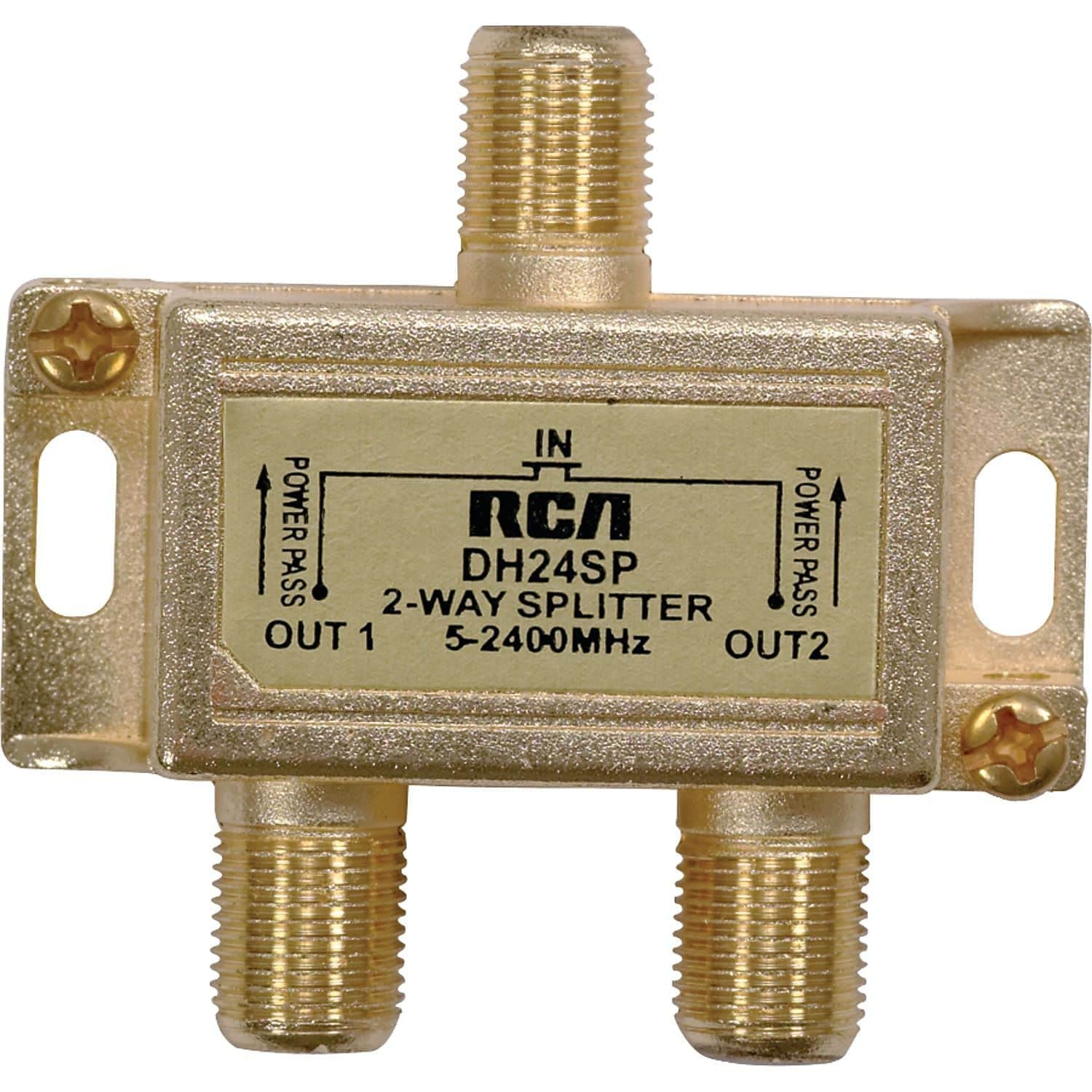 RCA DH24SPF Two Way 3 Ghz Bi-Di Splitter