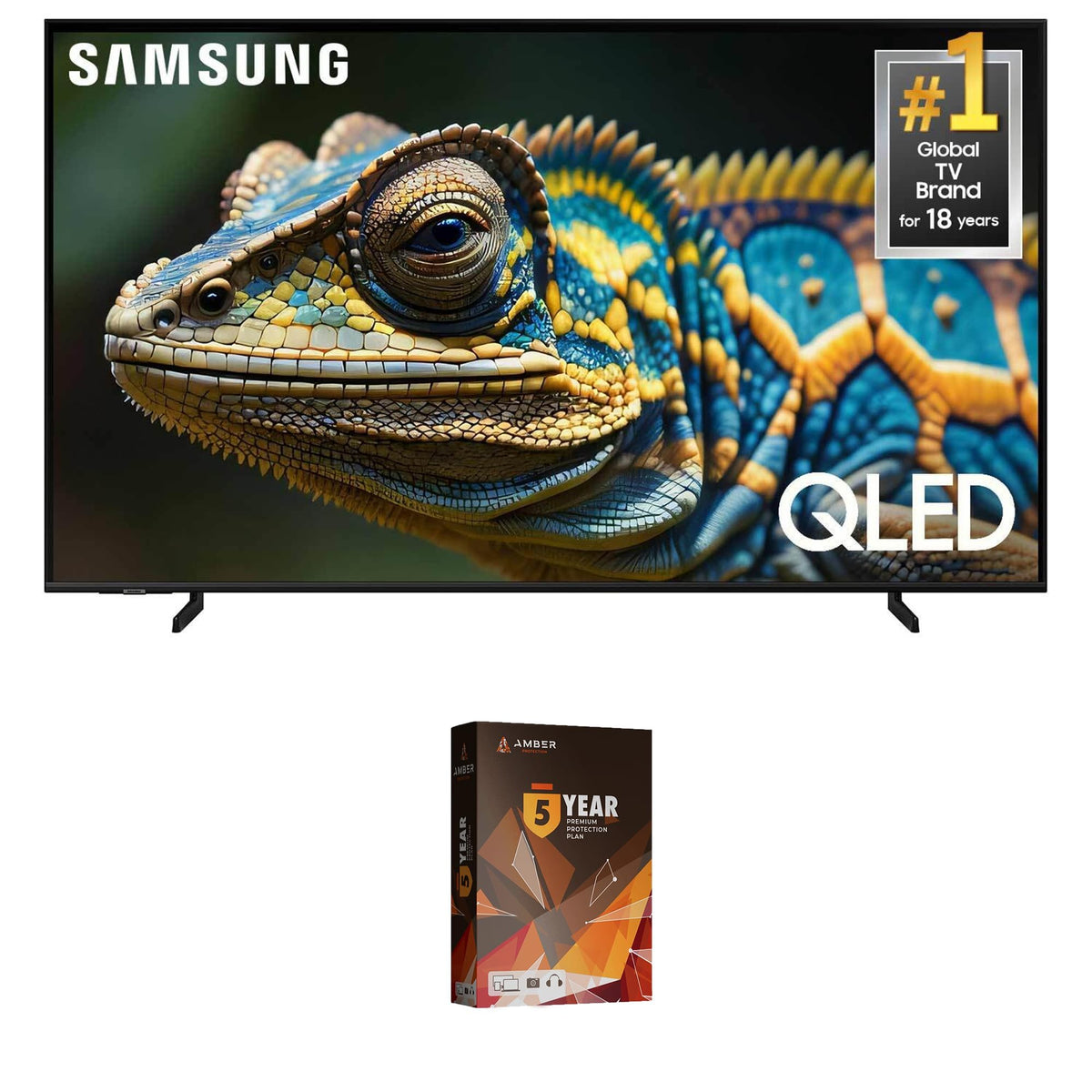 Samsung Qn85Q60Dafxza 85 Inch Q60D Qled 4K Smart Tv With Quantum Hdr And 5 Year Amber Protection Plan (2024)