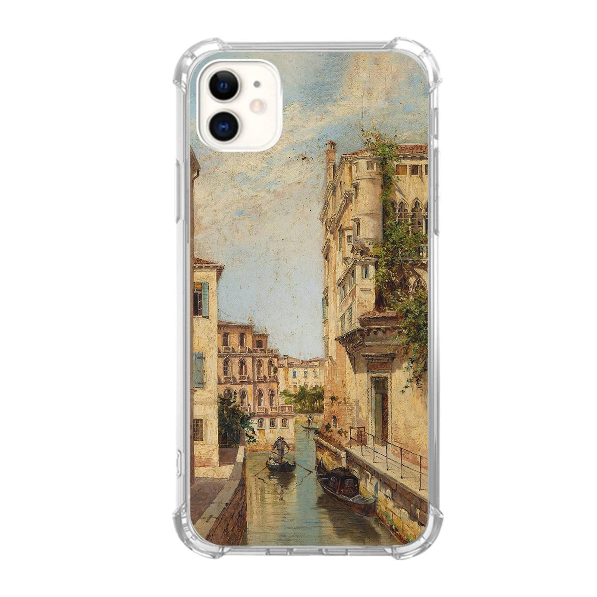 Venice Oil Painting Phone Case Compatible With Iphone 11, Trendy Renaissance Art Case For Girl Women Men, Unique Soft Tpu Bumper