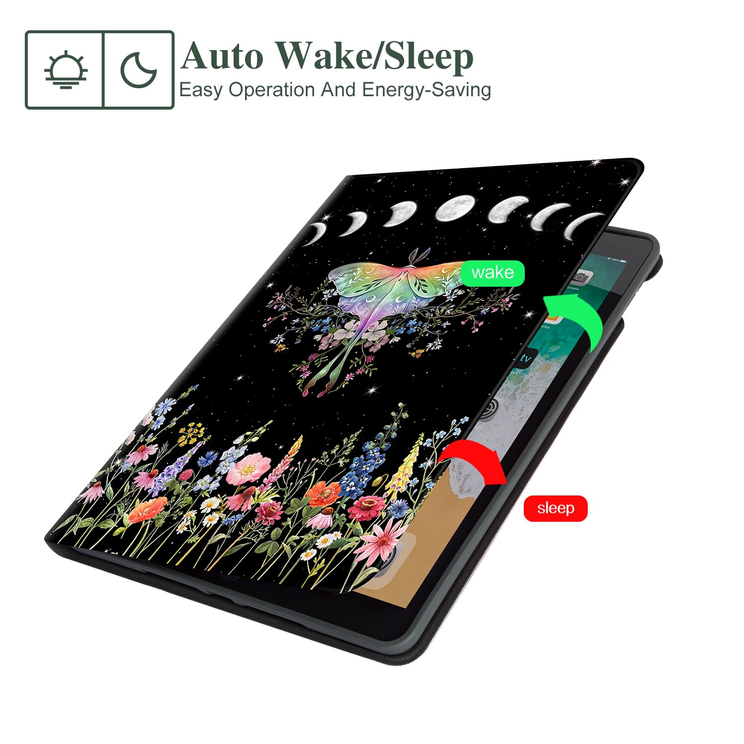 Ipad 9Th Generation Case Butterfly, Ipad 10.2 Case Girls Women, Case For Ipad 9Th/8Th/7Th Gen (2021/2020/2019) 10.2 Inch, Protec